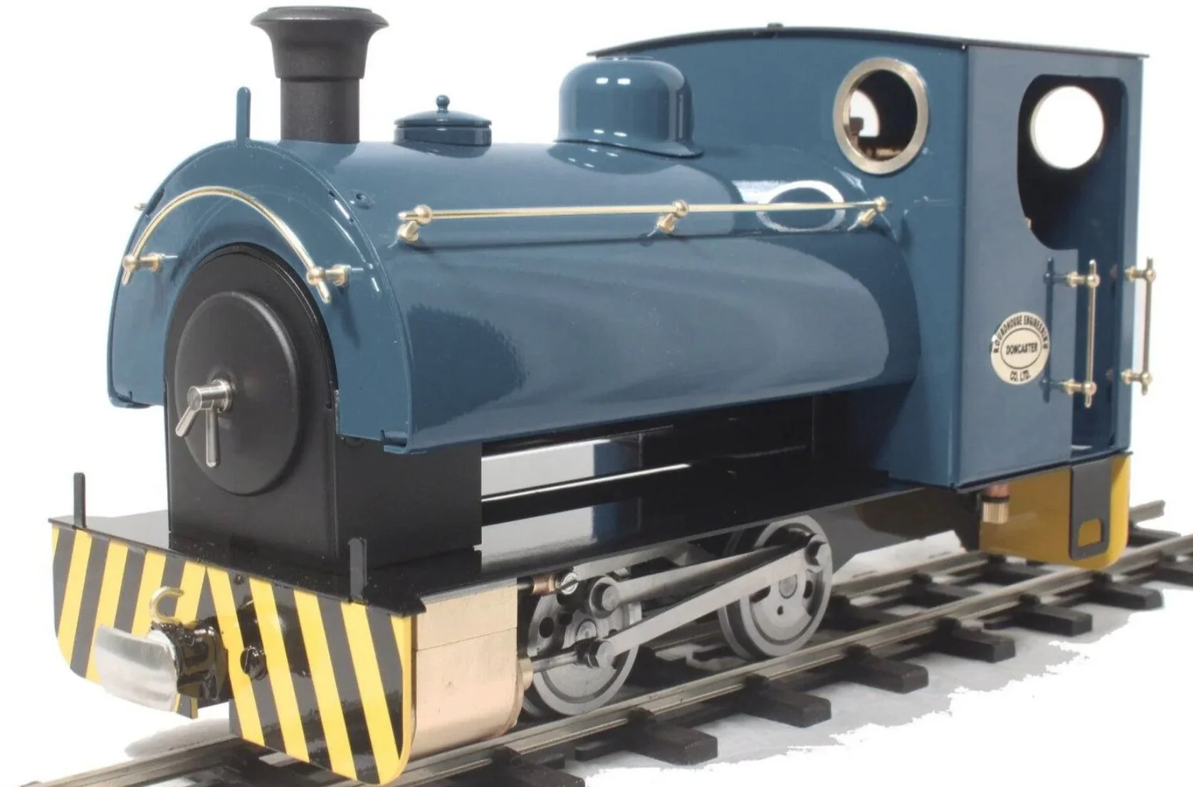 PEGGIE-RAILS-45 0-4-0 Saddle Tank 'Peggie' Rails Blue (Manual) Steam Locomotive