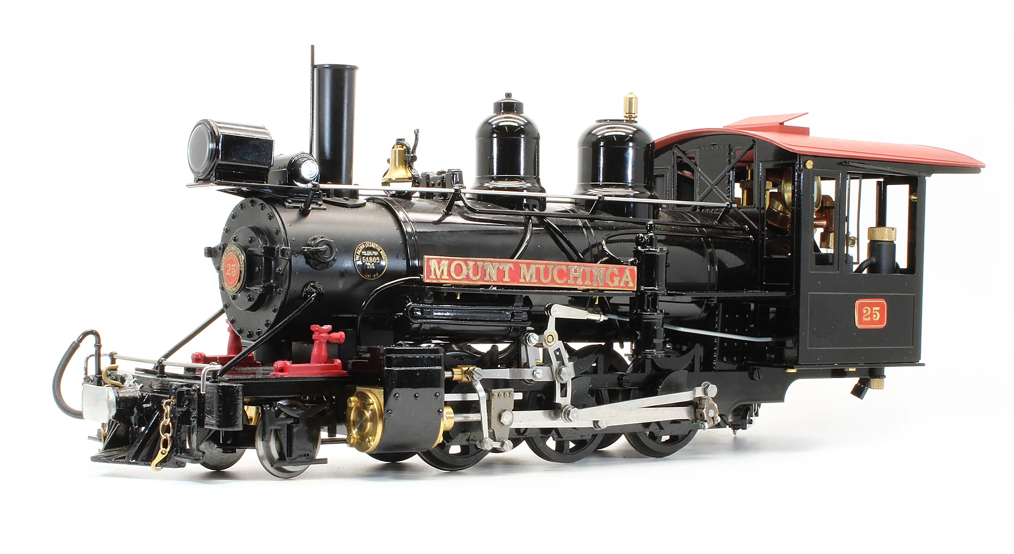 AGR25-BLACK-I Pre-Owned 2-6-2 'MOUNT MUCHINGA' No.25 Black (Radio Control, Insulated Wheels) Steam Locomotive - Image 2
