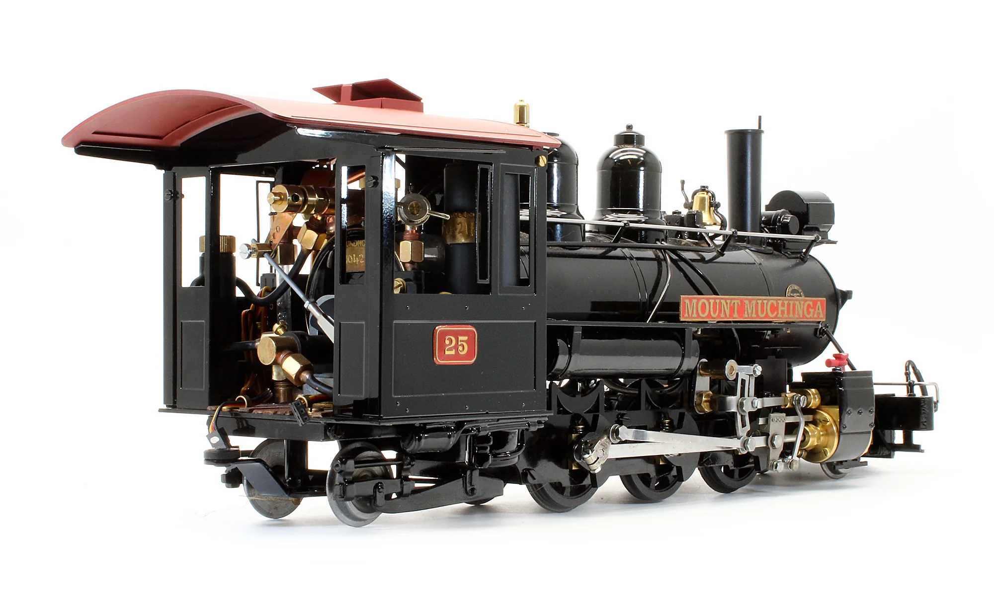 AGR25-BLACK-I Pre-Owned 2-6-2 'MOUNT MUCHINGA' No.25 Black (Radio Control, Insulated Wheels) Steam Locomotive - Image 4