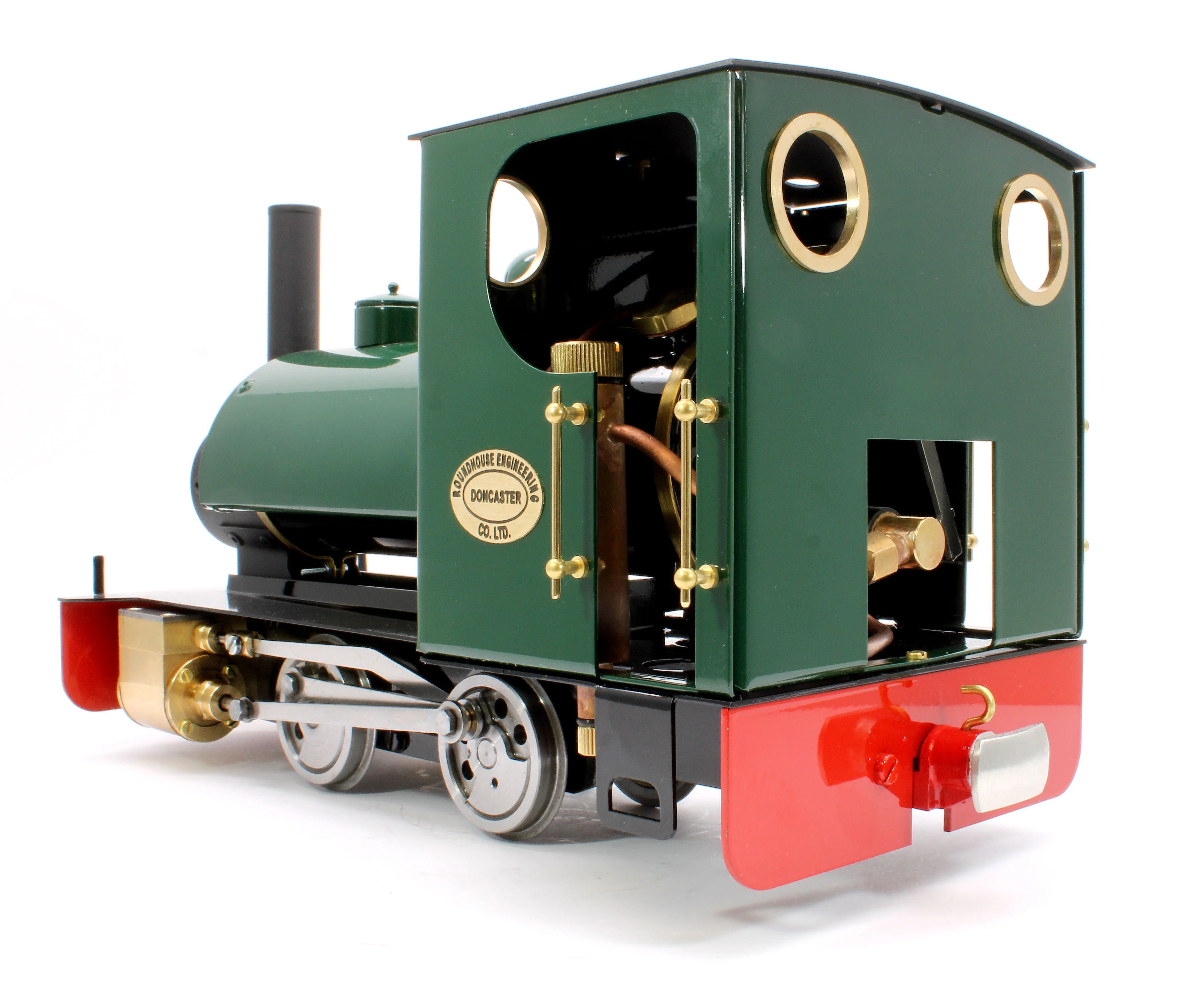 BERTIE-BRUNGREEN-NI-32 0-4-0 Saddle Tank 'Bertie' Deep Brunswick Green (Manual, Uninsulated Wheels) Steam Locomotive - Image 3