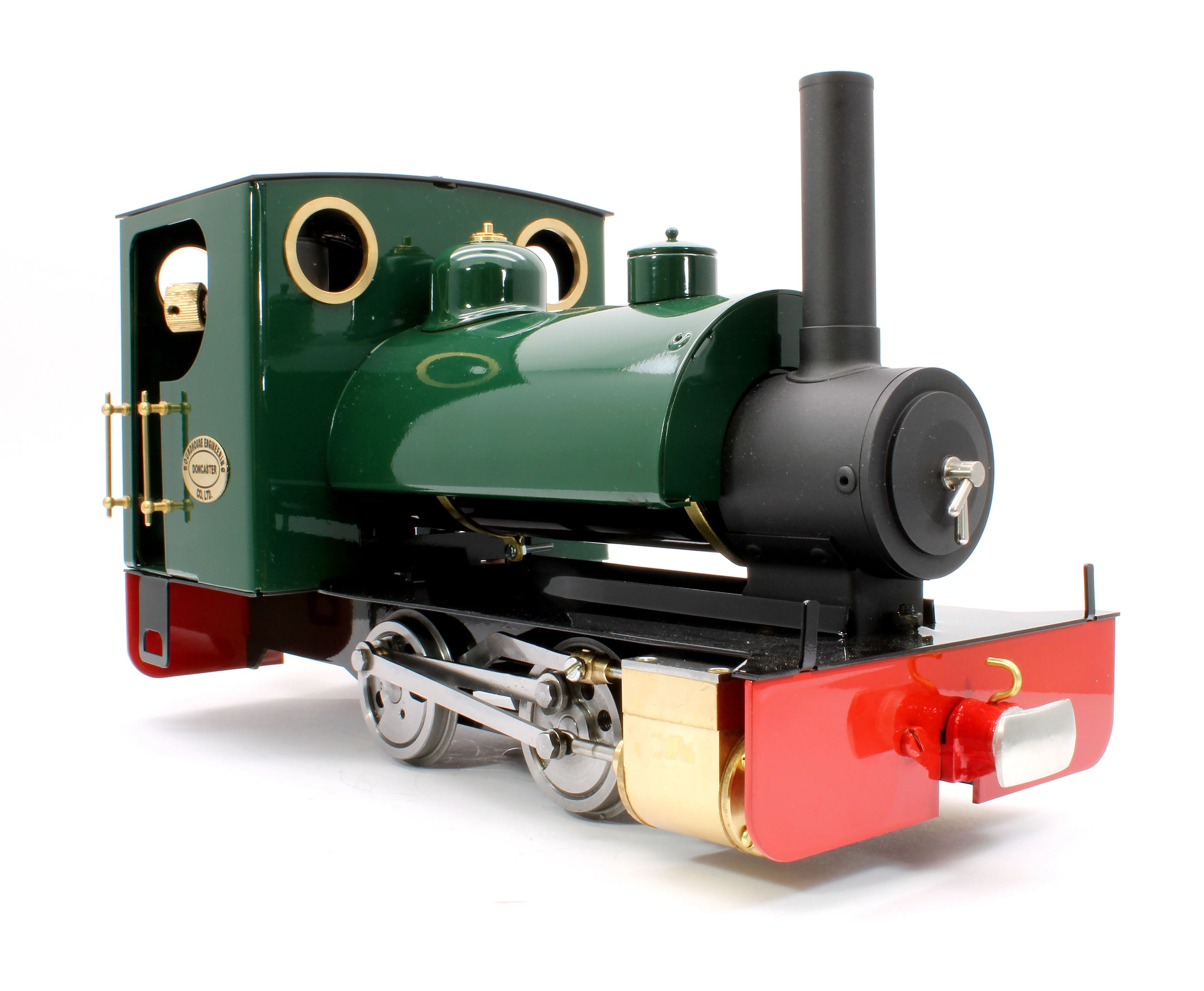 BERTIE-BRUNGREEN-NI-32 0-4-0 Saddle Tank 'Bertie' Deep Brunswick Green (Manual, Uninsulated Wheels) Steam Locomotive - Image 6