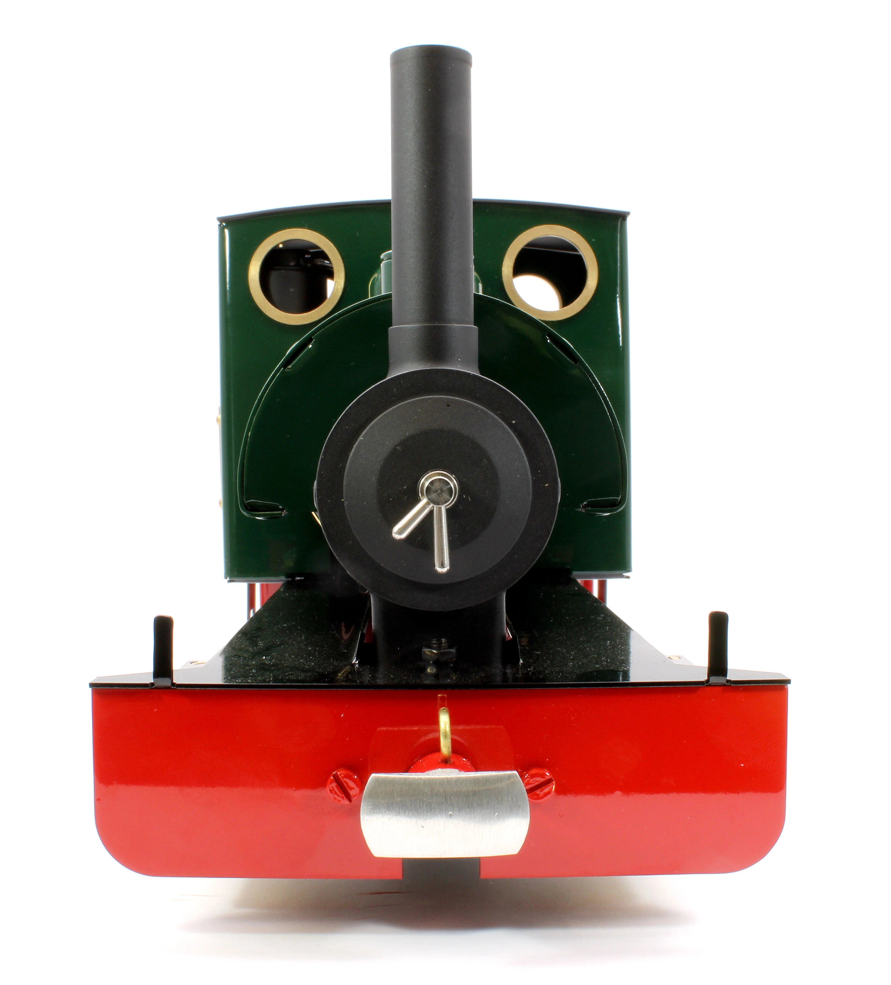 BERTIE-BRUNGREEN-NI-32 0-4-0 Saddle Tank 'Bertie' Deep Brunswick Green (Manual, Uninsulated Wheels) Steam Locomotive - Image 7