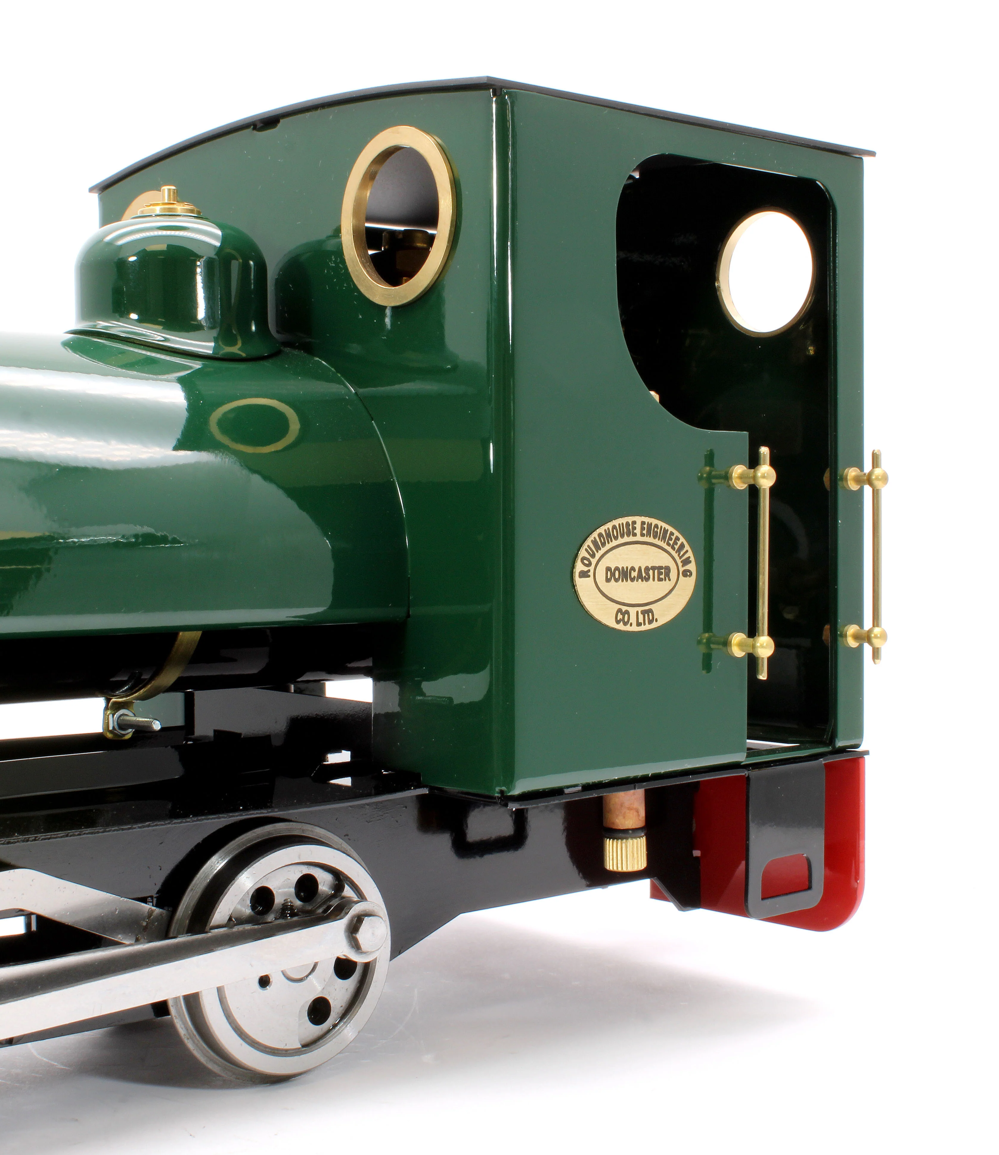 BERTIE-BRUNGREEN-NI-32 0-4-0 Saddle Tank 'Bertie' Deep Brunswick Green (Manual, Uninsulated Wheels) Steam Locomotive - Image 8