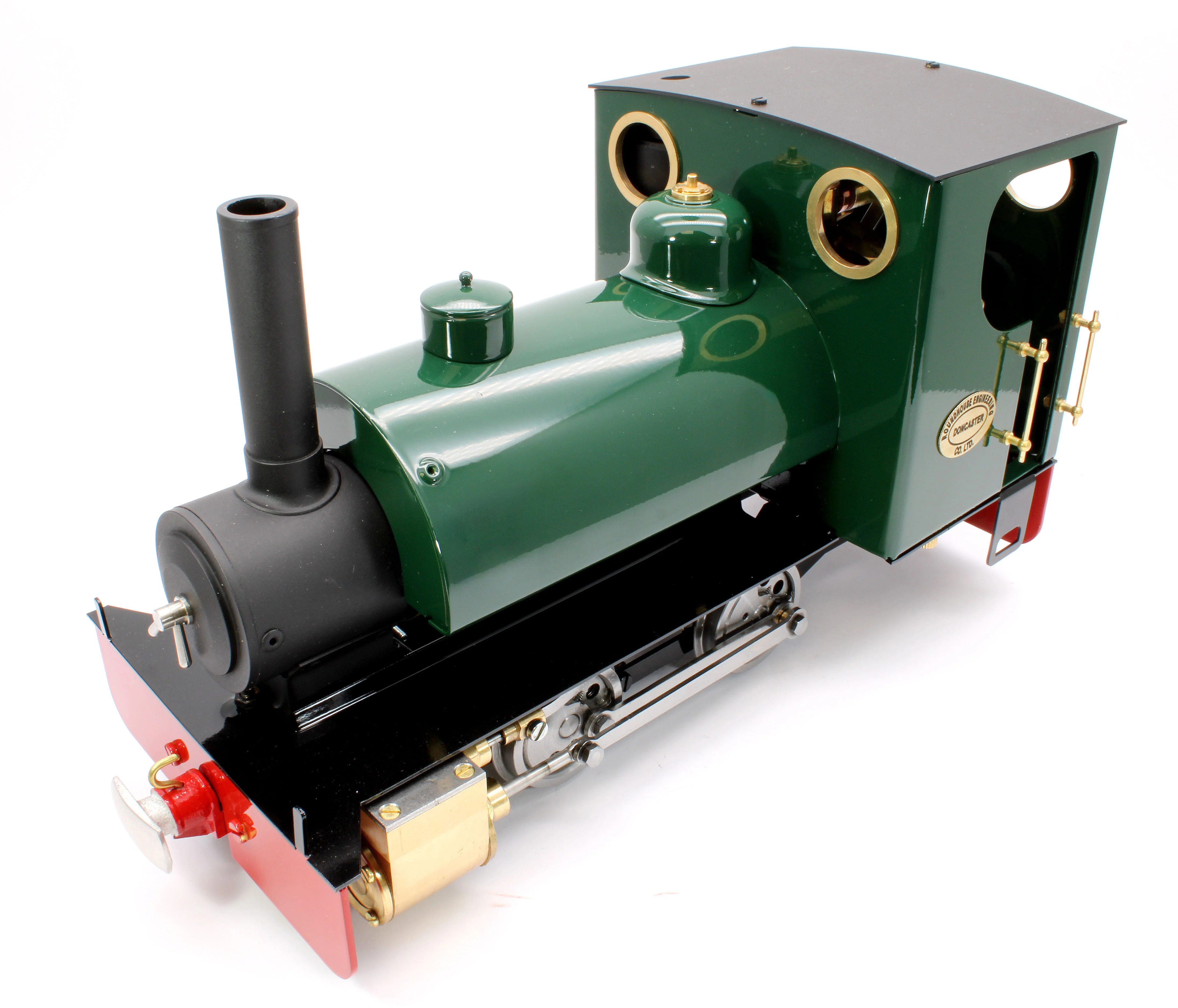 BERTIE-BRUNGREEN-NI-32 0-4-0 Saddle Tank 'Bertie' Deep Brunswick Green (Manual, Uninsulated Wheels) Steam Locomotive - Image 9