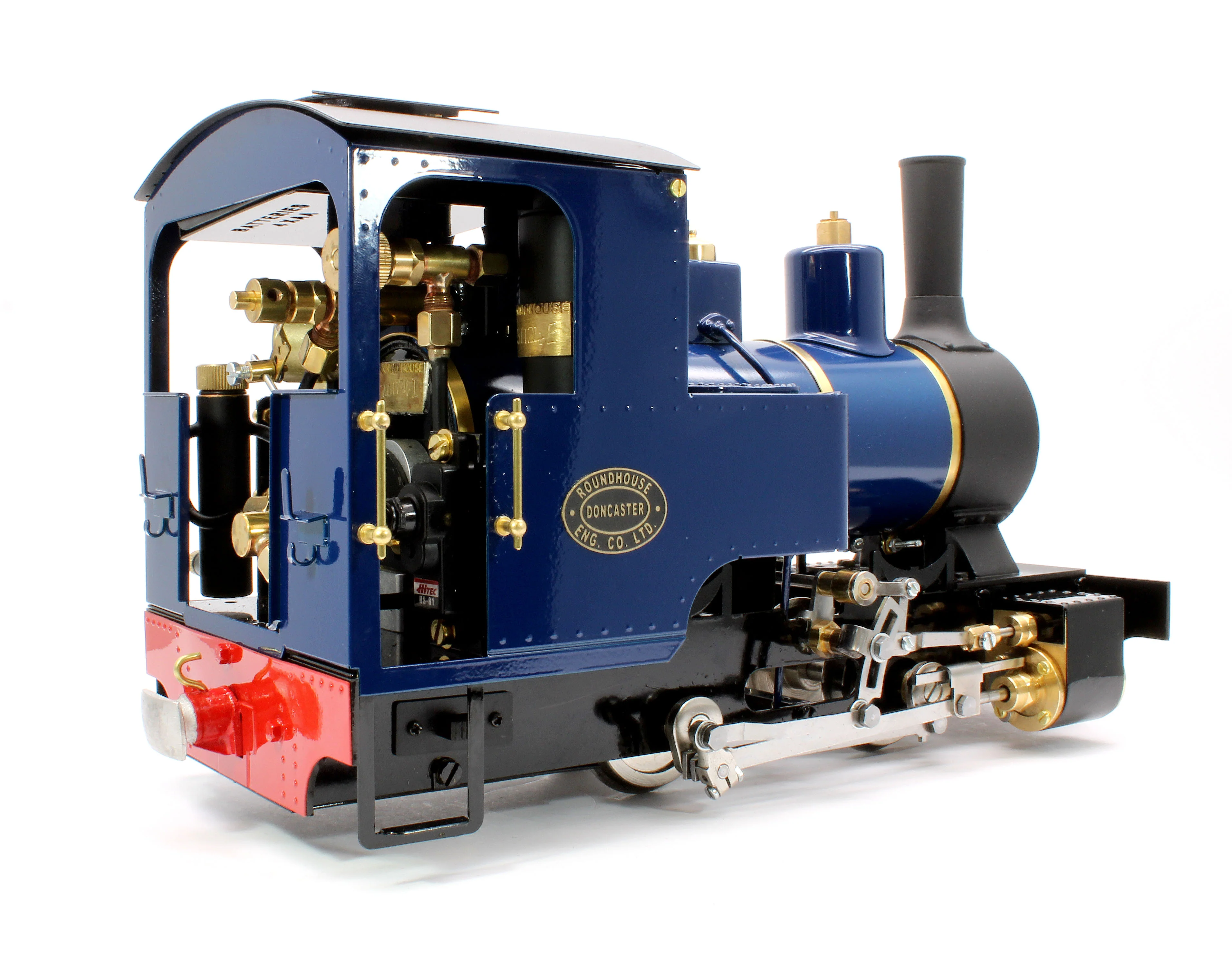 BRC-BLUE-NI 0-4-0 Side Tank Engine 'Billy' Blue (Radio Control, Uninsulated Wheels) Steam Locomotive - Image 4