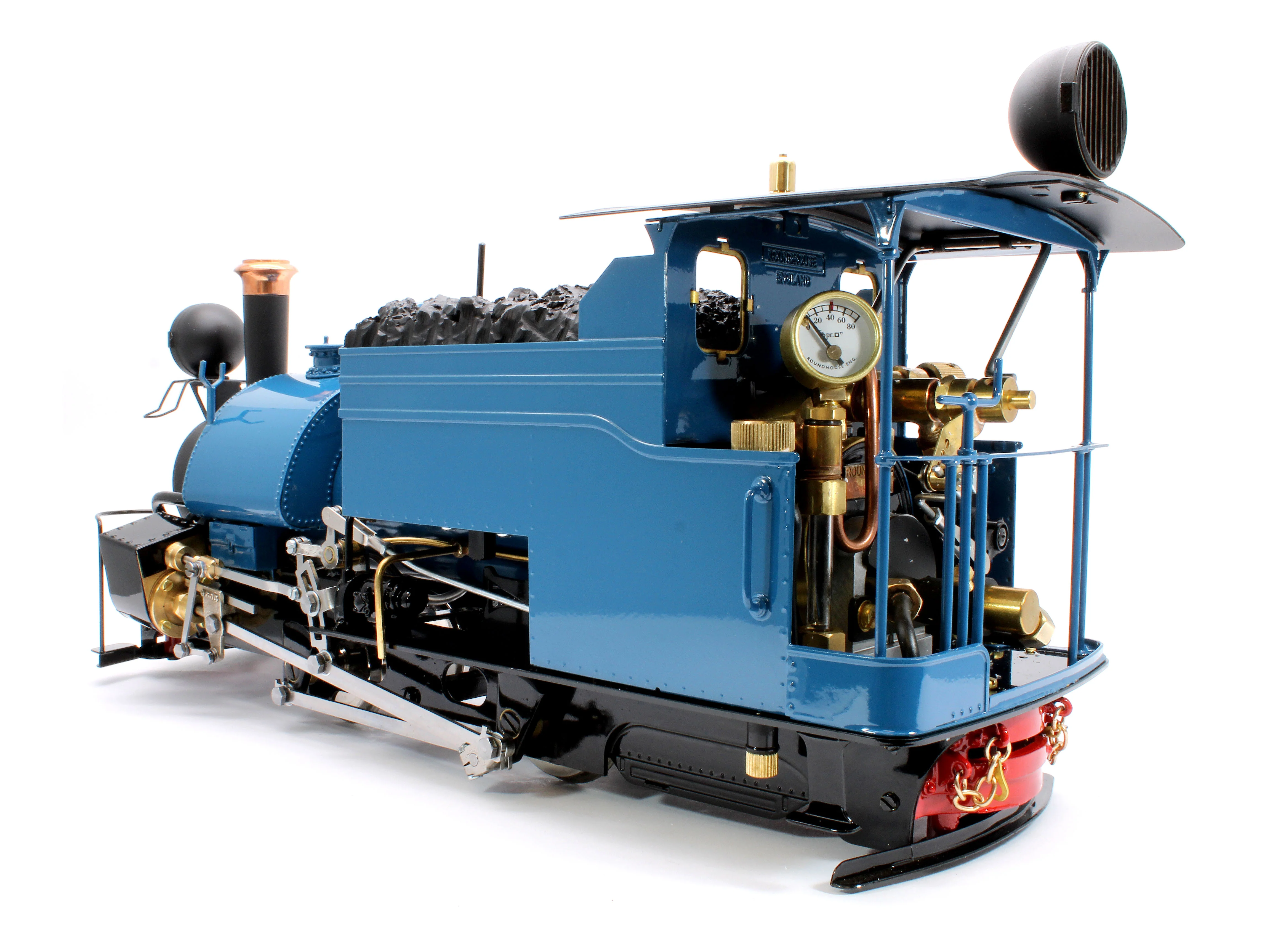 DM-DARJBLUE-NI Class B 0-4-0 Saddle Tank Engine 'Darjeeling' Darjeeling Blue (Manual Control, Uninsulated Wheels) Steam Locomotive - Image 3