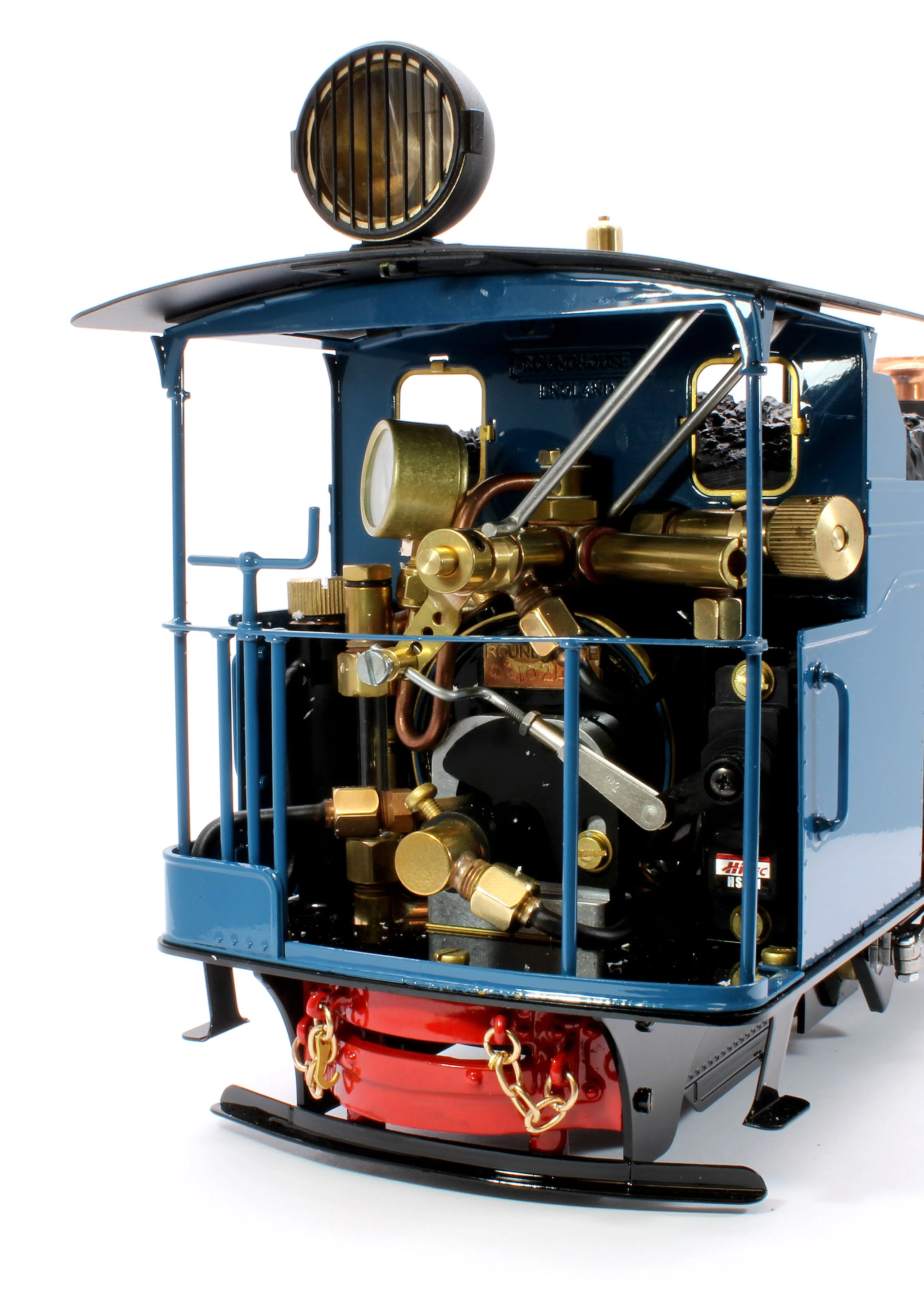 DM-DARJBLUE-NI Class B 0-4-0 Saddle Tank Engine 'Darjeeling' Darjeeling Blue (Manual Control, Uninsulated Wheels) Steam Locomotive - Image 7