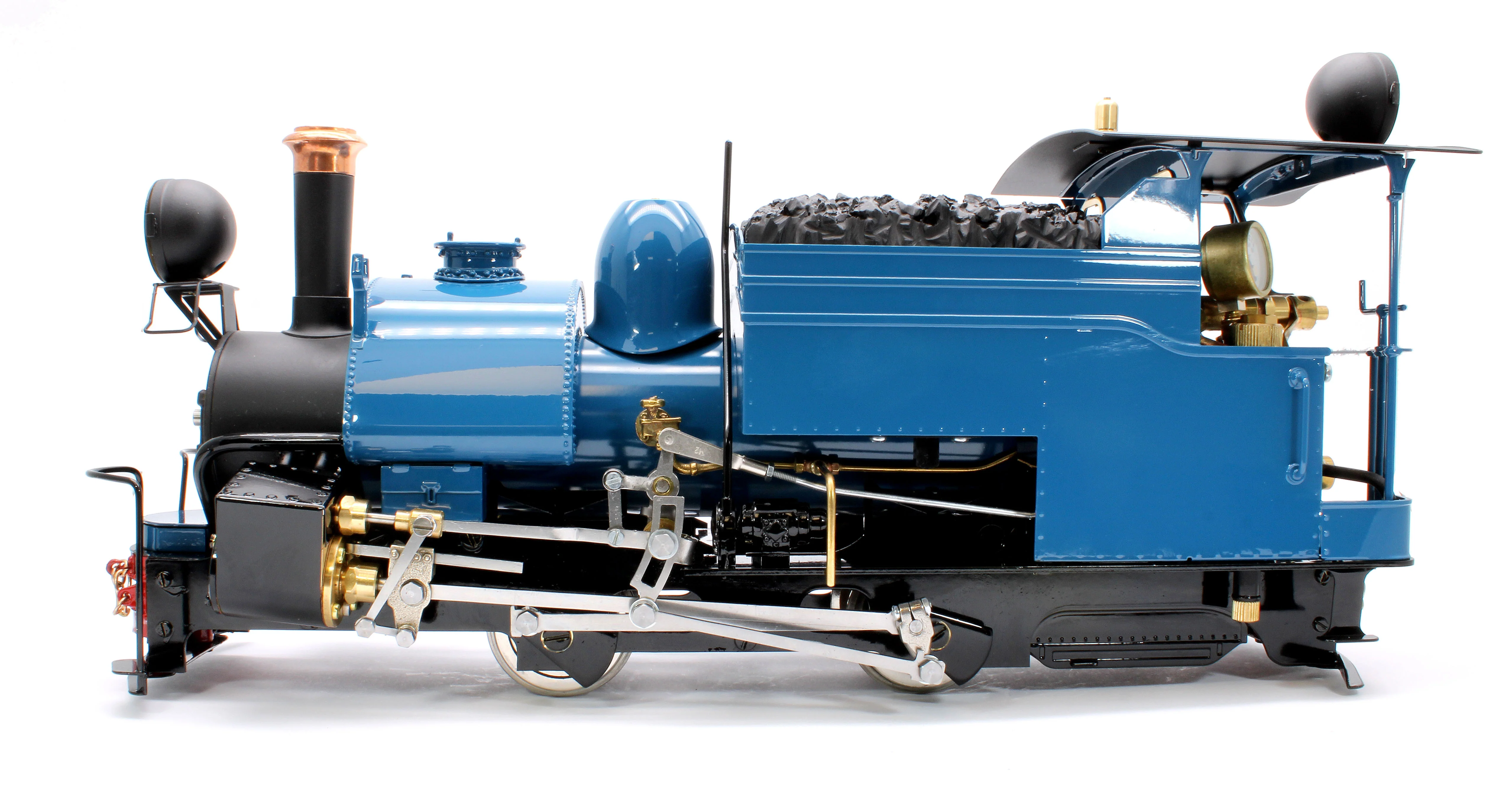 DRC-DARJBLUE-NI Class B 0-4-0 Saddle Tank Engine 'Darjeeling' Darjeeling Blue (Radio Control, Uninsulated Wheels) Steam Locomotive - Image 2