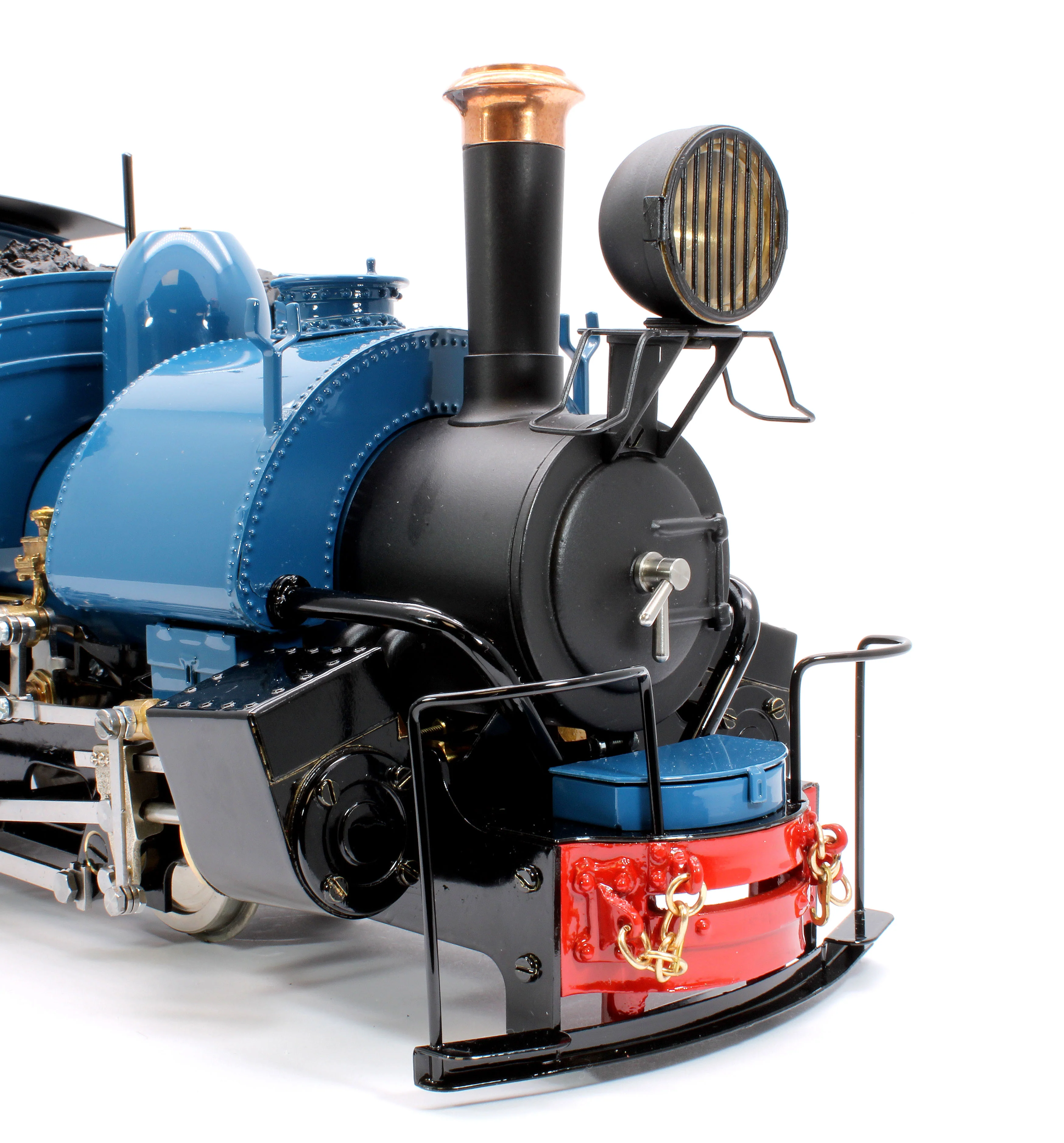 DRC-DARJBLUE-NI Class B 0-4-0 Saddle Tank Engine 'Darjeeling' Darjeeling Blue (Radio Control, Uninsulated Wheels) Steam Locomotive - Image 6