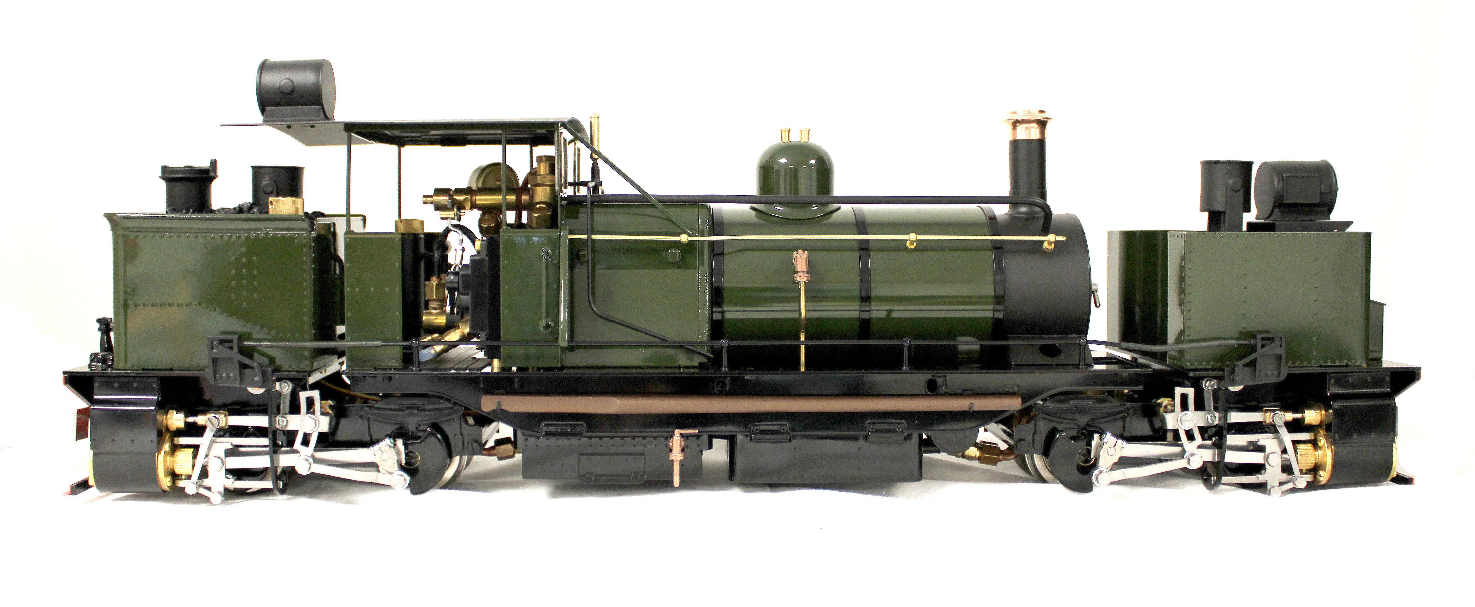 GARRC-BRONZEGREEN-I Class D 0-4-0 'Darjeeling Garratt' Deep Bronze Green (Radio Control, Insulated Wheels) Steam Locomotive - Image 2