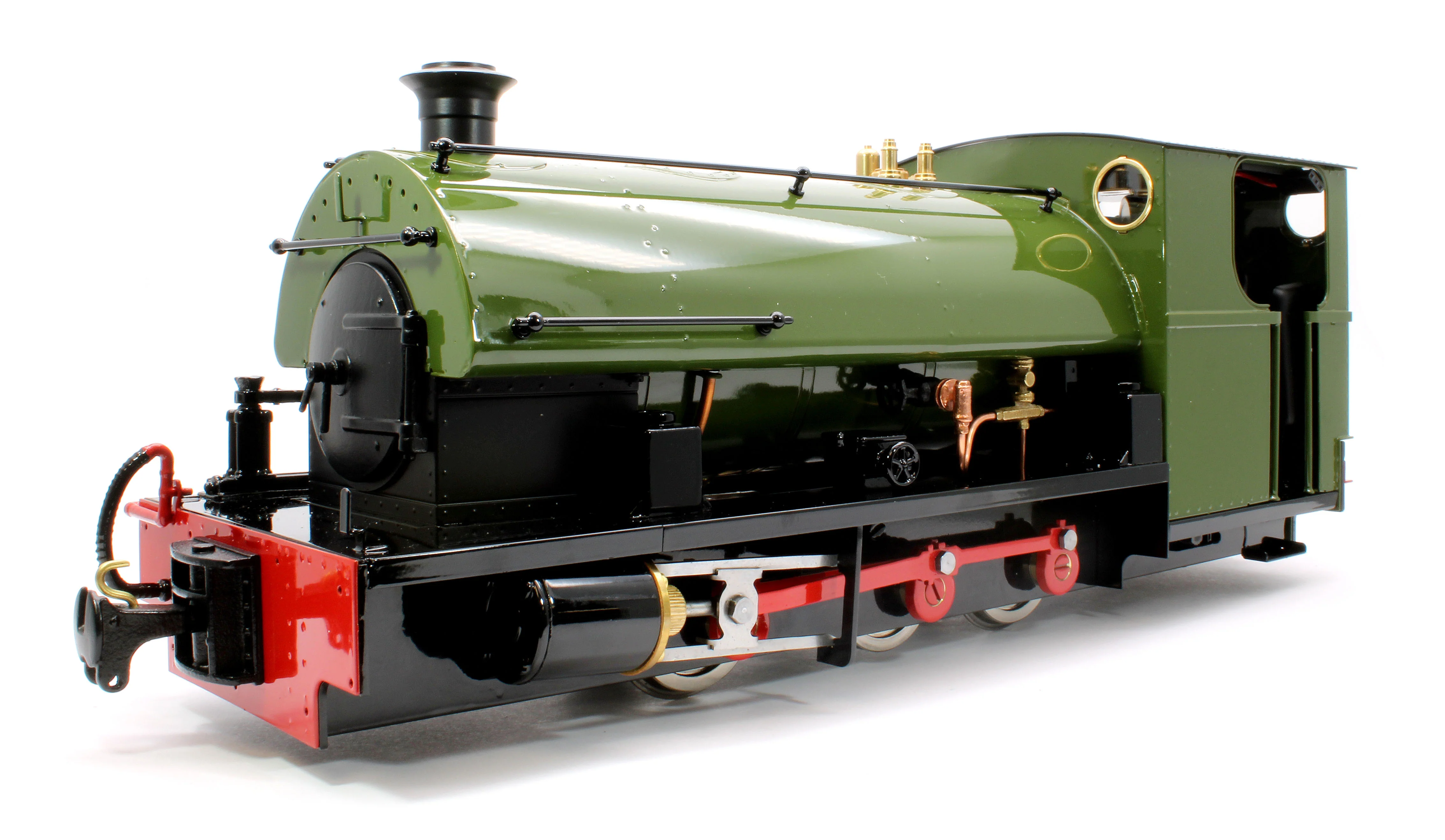HARRC-OLIVE-NI 0-6-0 Saddle Tank 'Harrogate' Olive (Radio Control, Uninsulated Wheels) Steam Locomotive