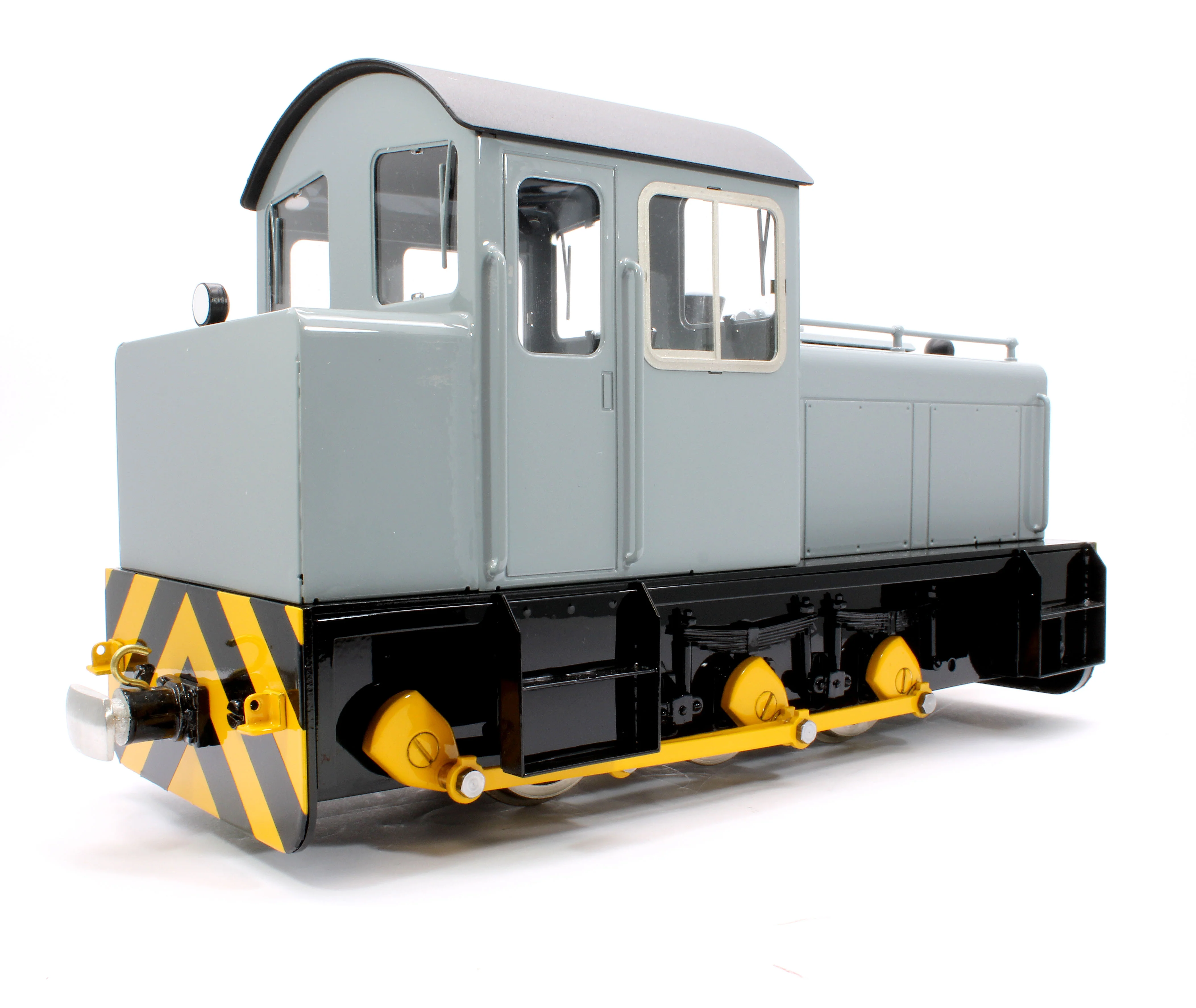 HC-GREY-I 0-6-0 'Harlech Catle MK.1' WD Grey (Radio Control, Insulated Wheels) Diesel Locomotive - Image 4