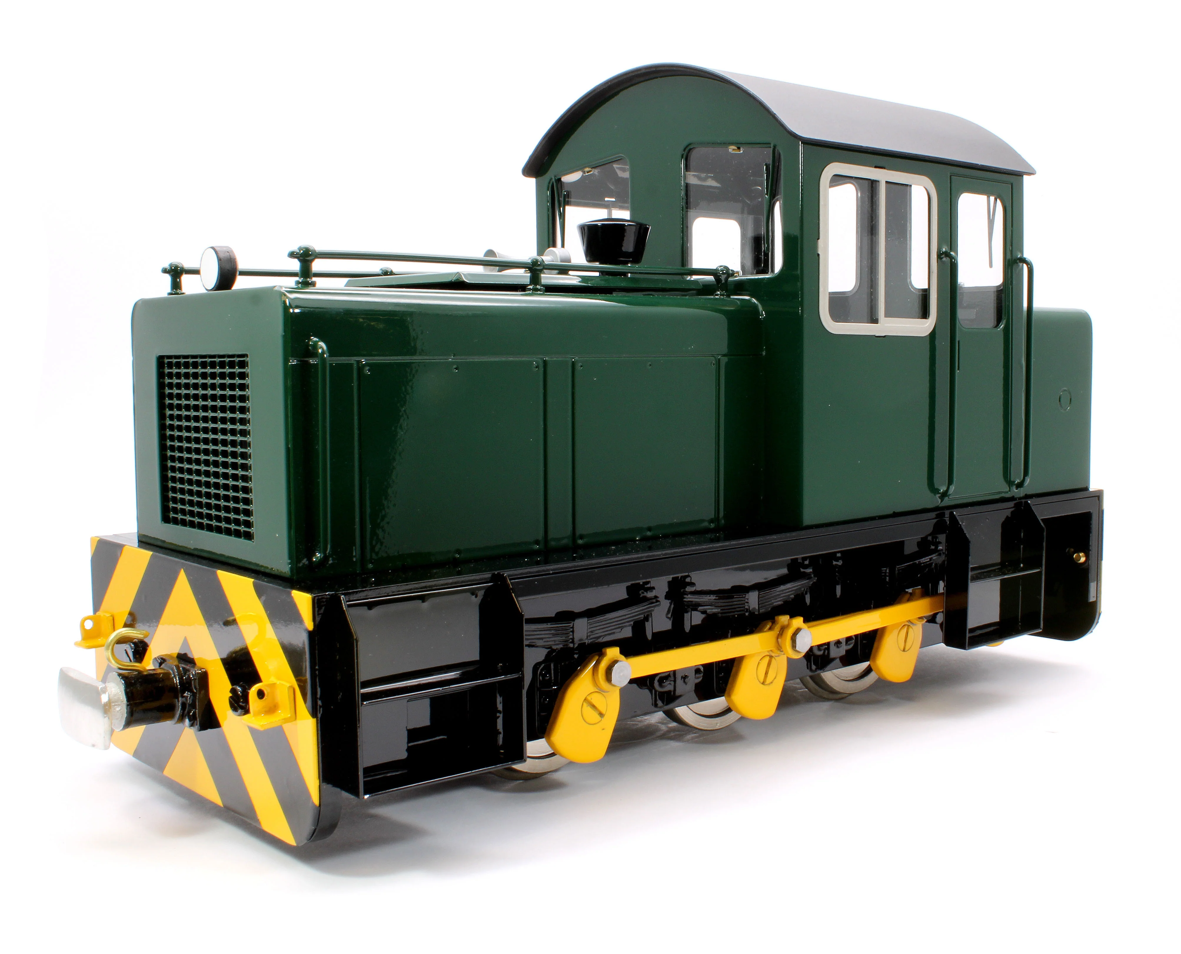HC-BRUNGREEN-NI 0-6-0 'Harlech Castle MK.1' Deep Brunswick Green (Radio Control, Uninsulated Wheels) Diesel Locomotive