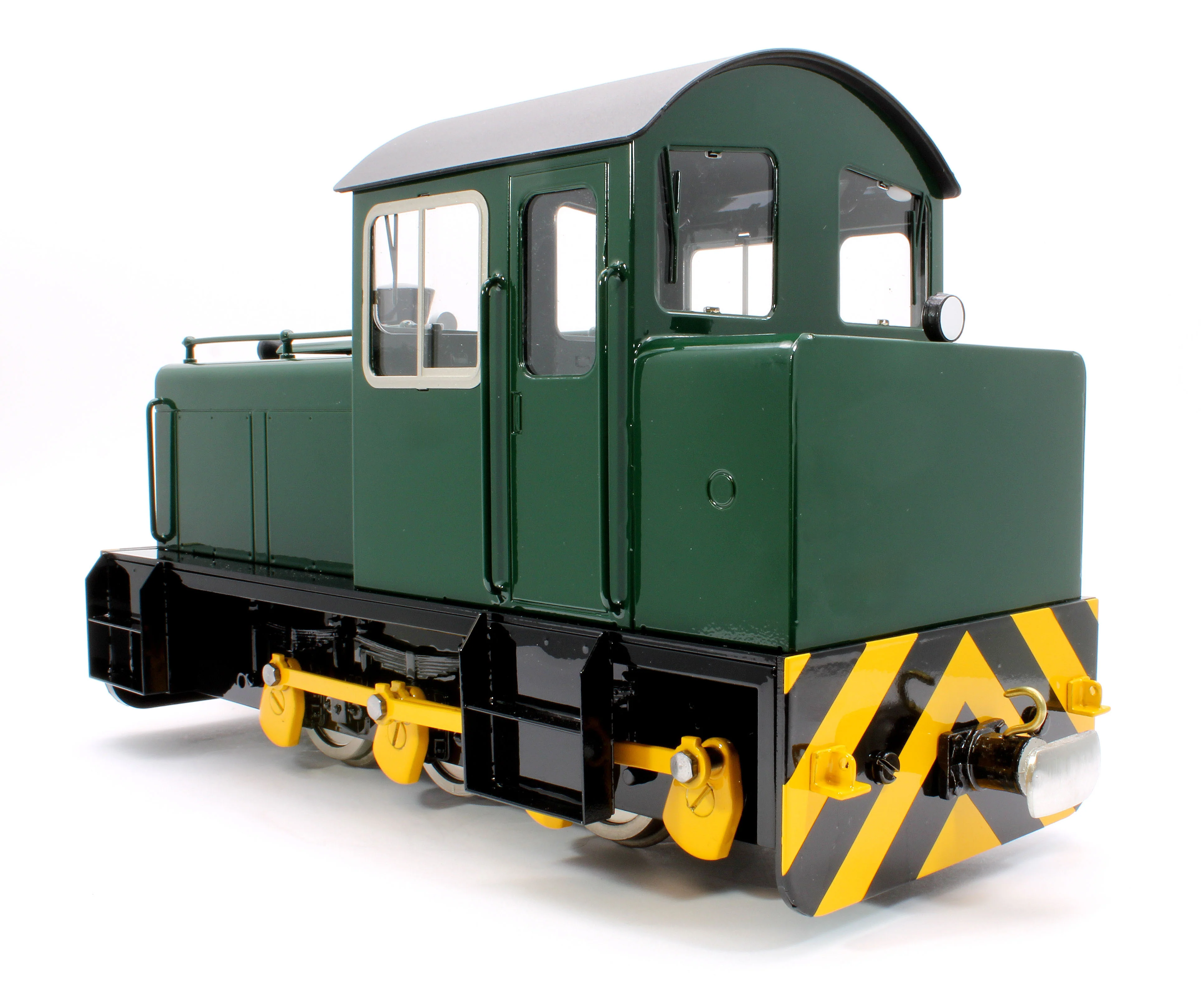 HC-BRUNGREEN-NI 0-6-0 'Harlech Castle MK.1' Deep Brunswick Green (Radio Control, Uninsulated Wheels) Diesel Locomotive - Image 2