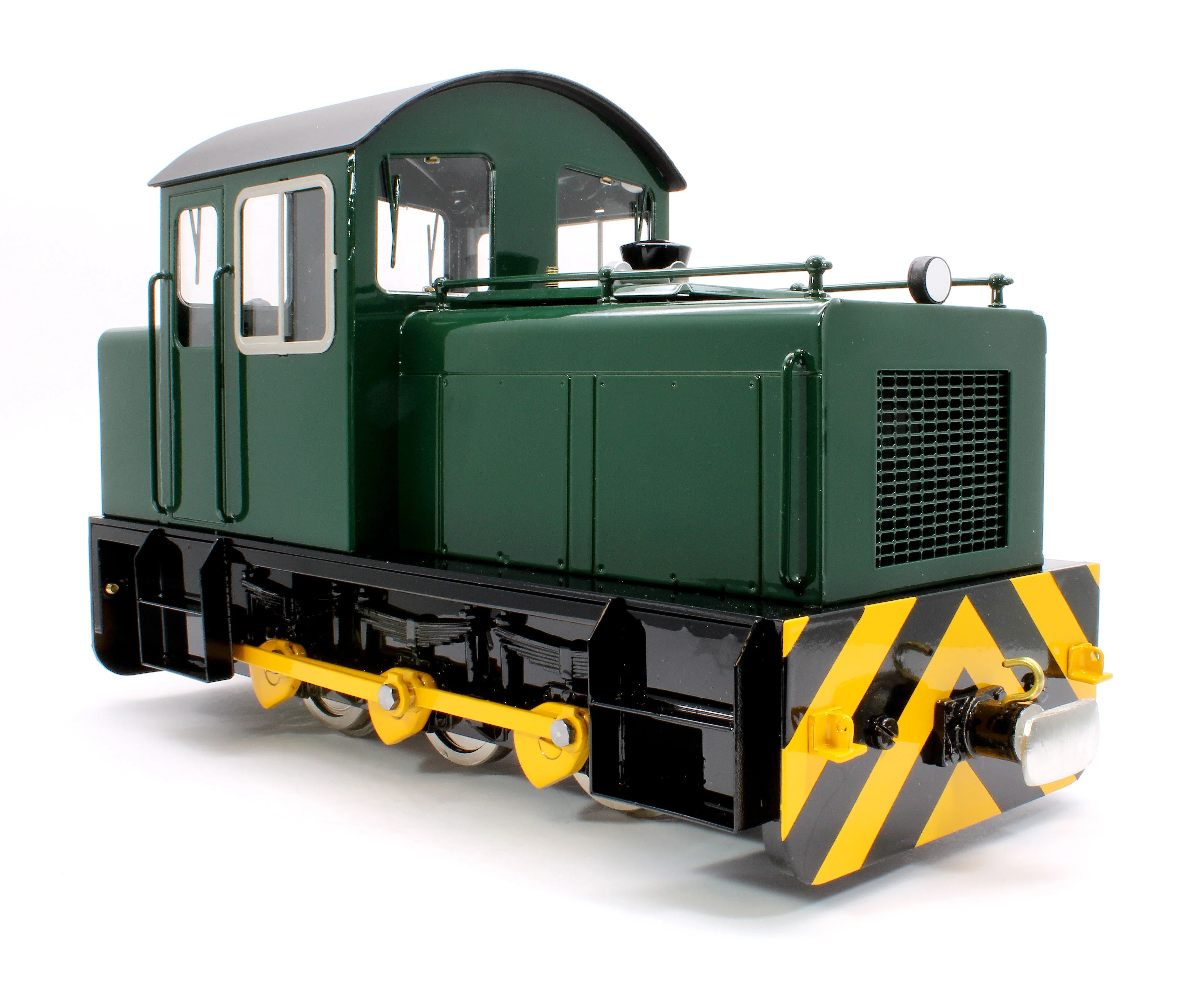 HC-BRUNGREEN-NI 0-6-0 'Harlech Castle MK.1' Deep Brunswick Green (Radio Control, Uninsulated Wheels) Diesel Locomotive - Image 4