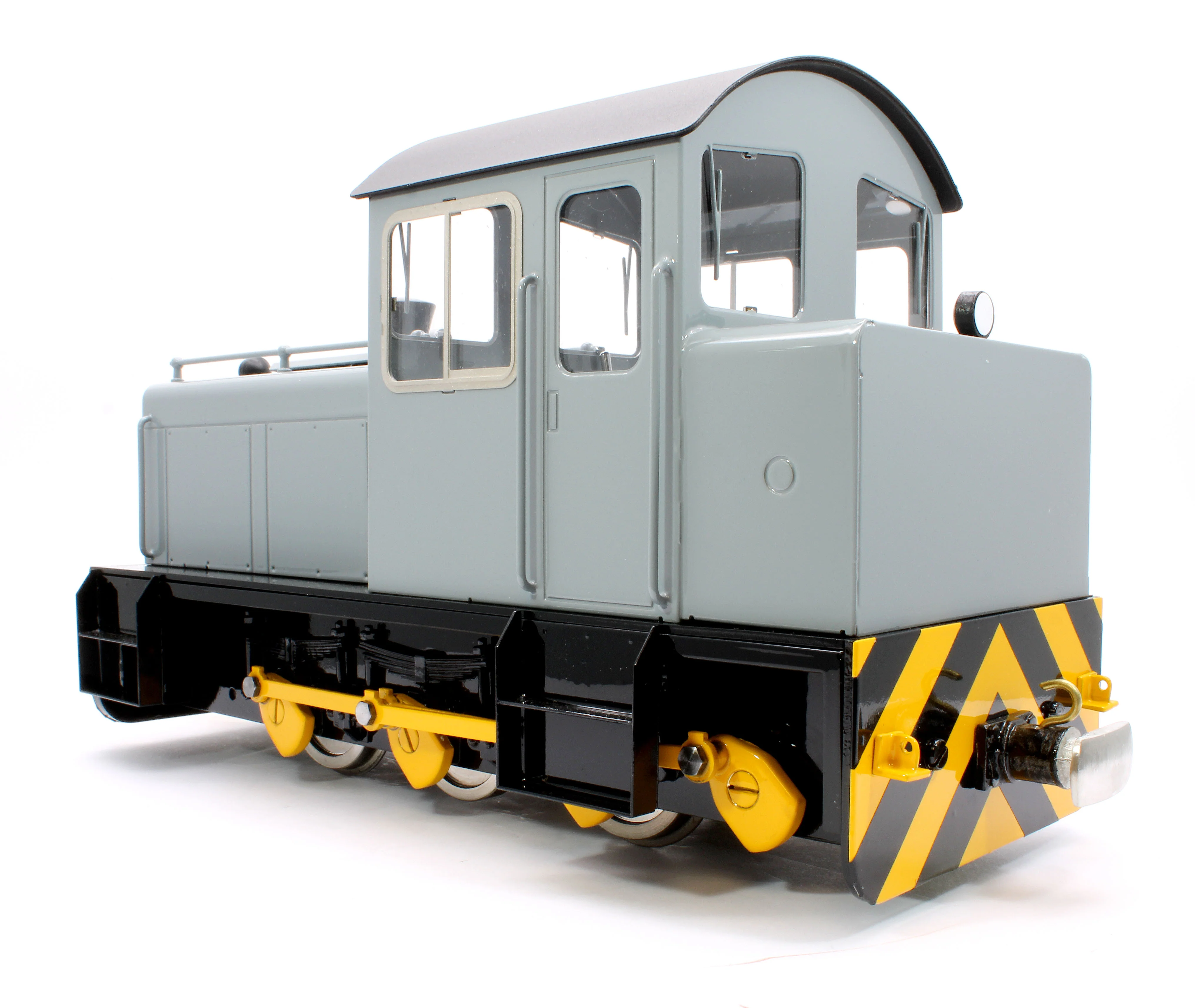 HCWS-WDGREY-I 0-6-0 'Harlech Castle MK.1' WD Grey (Radio Control, Insulated Wheels) Diesel Locomotive - With Sound - Image 3