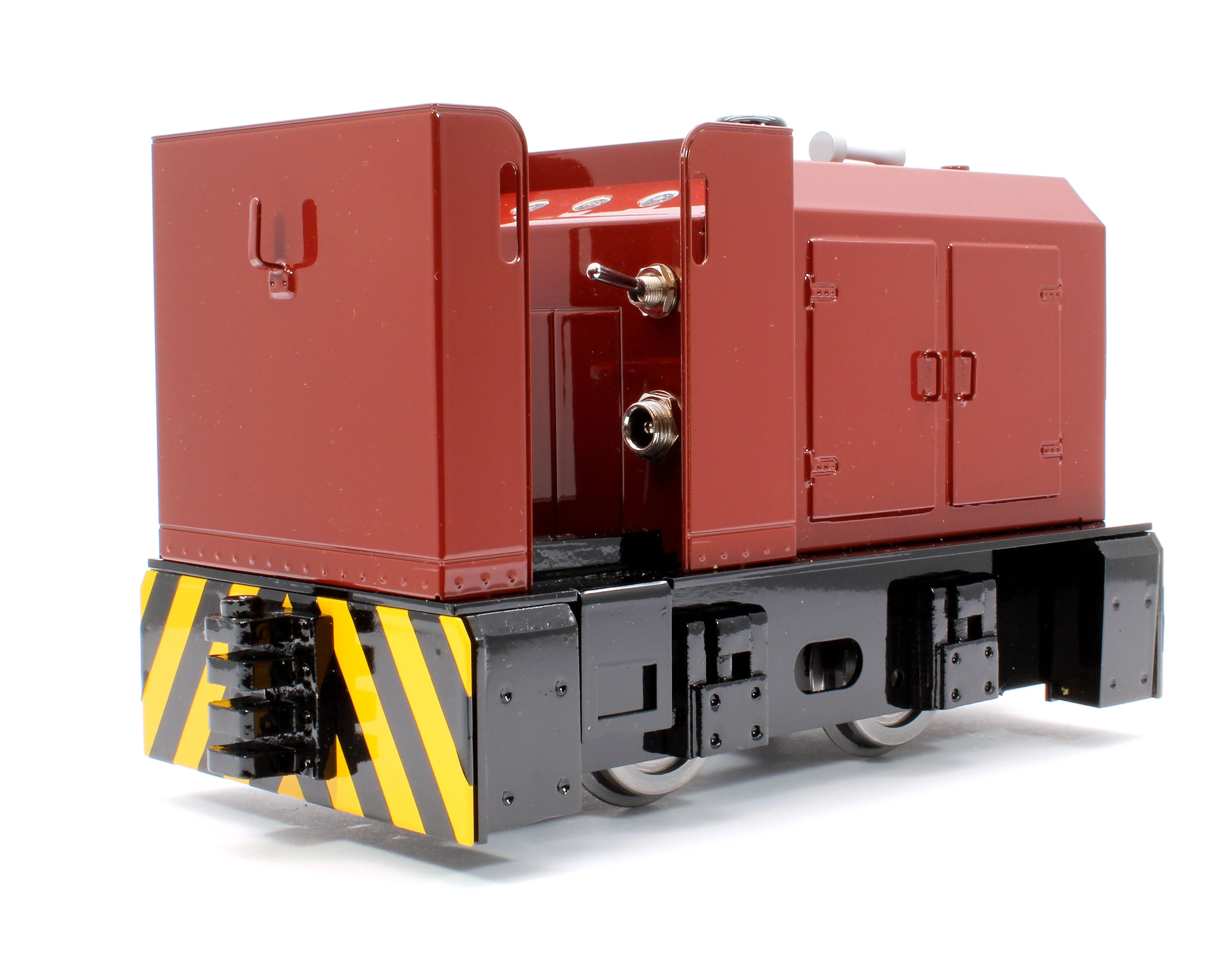 HERRC-CRIMLAKE-I 0-4-0 'Hercules' Crimson Lake (Radio Control, Insulated Wheels) Diesel Shunter - Image 3