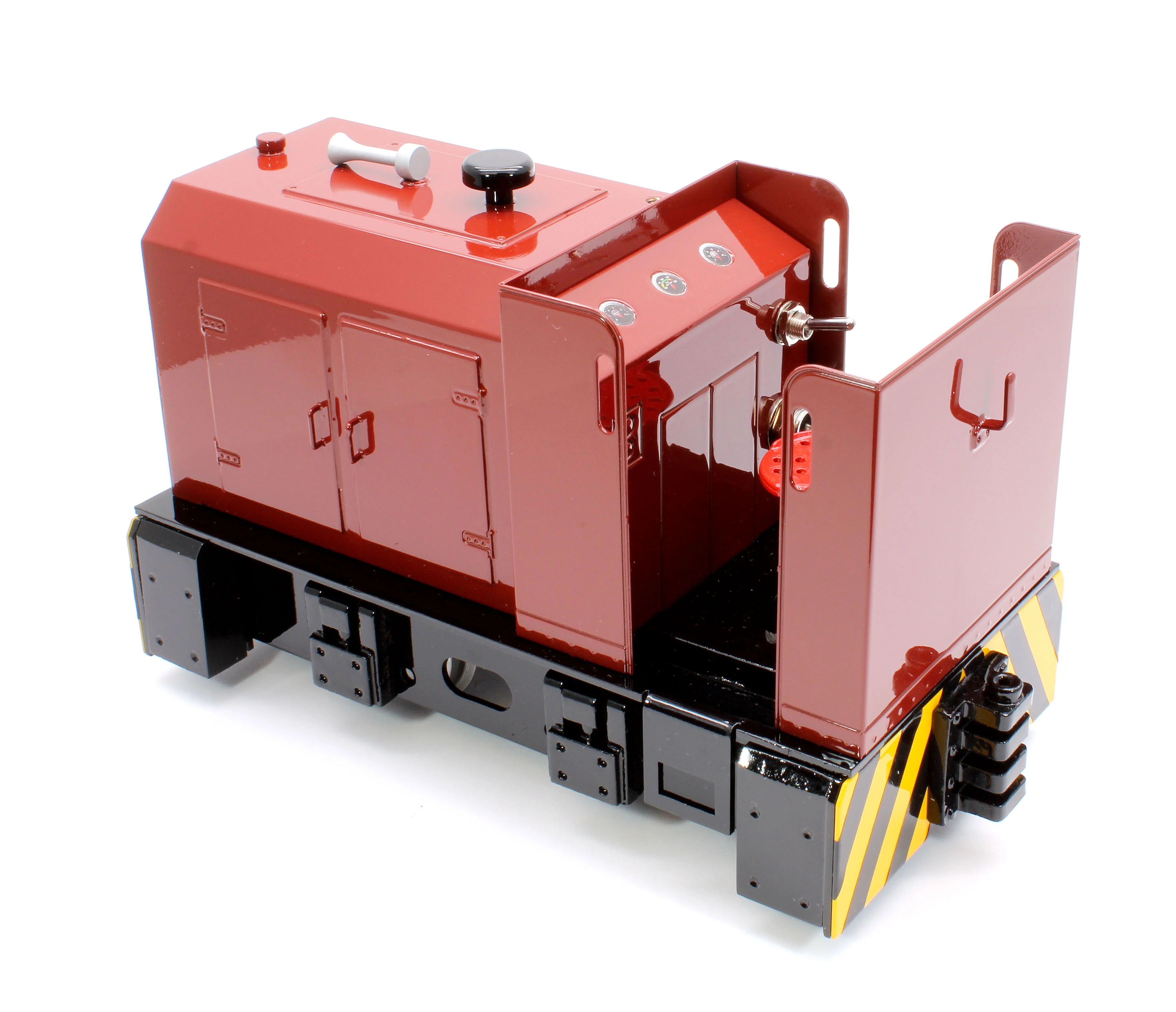 HERRC-CRIMLAKE-I 0-4-0 'Hercules' Crimson Lake (Radio Control, Insulated Wheels) Diesel Shunter - Image 9