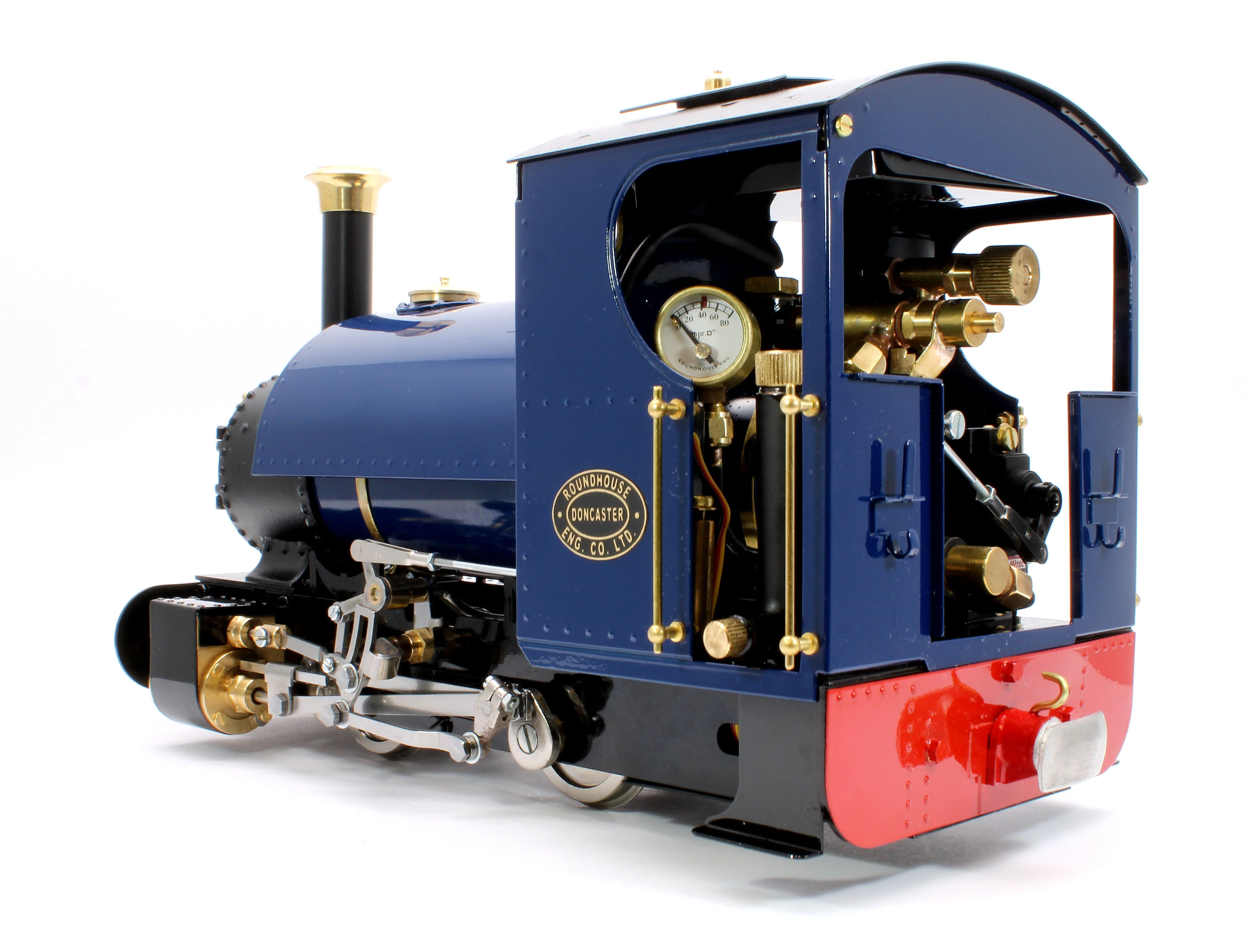 KRC-BLUE-I 0-4-0 Saddle Tank 'Katie' Blue (Radio Control, Insulated Wheels) Steam Locomotive - Image 2