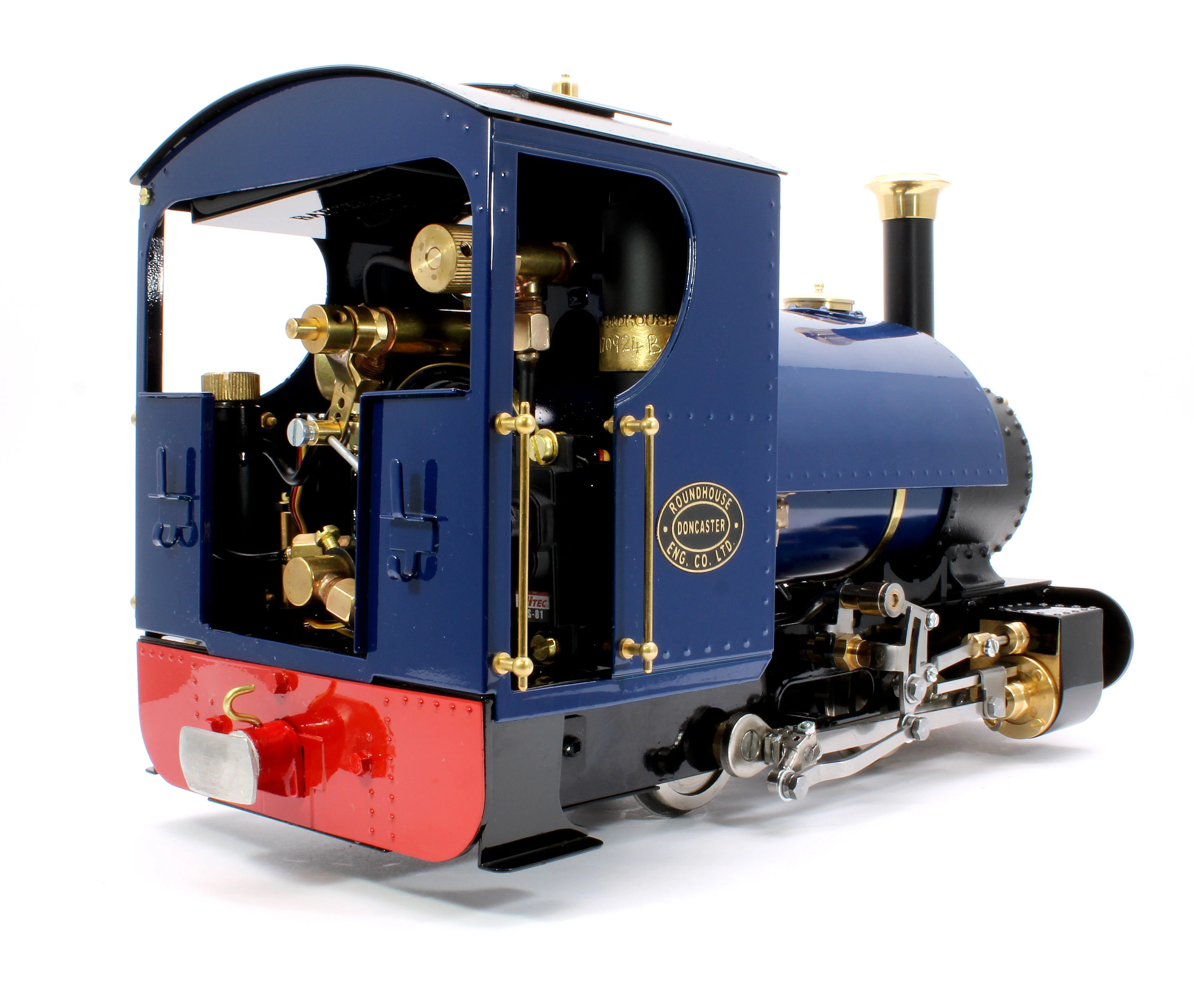 KRC-BLUE-I 0-4-0 Saddle Tank 'Katie' Blue (Radio Control, Insulated Wheels) Steam Locomotive - Image 3