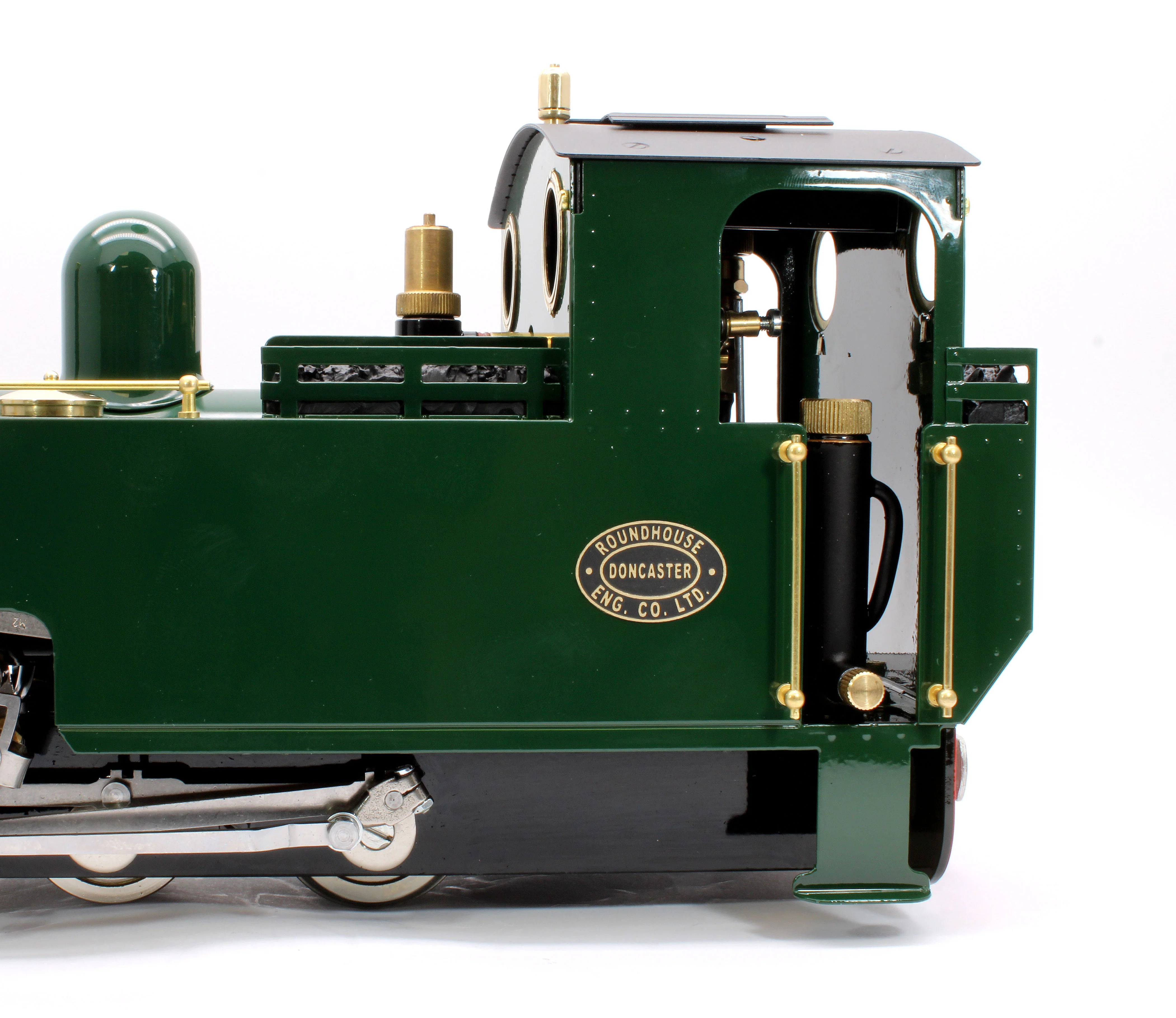 LARC-BRUNGREEN-NI 0-6-0 'Lady Anne' Deep Brunswick Green (Radio Control, Uninsulated Wheels) Steam Locomotive - Image 2