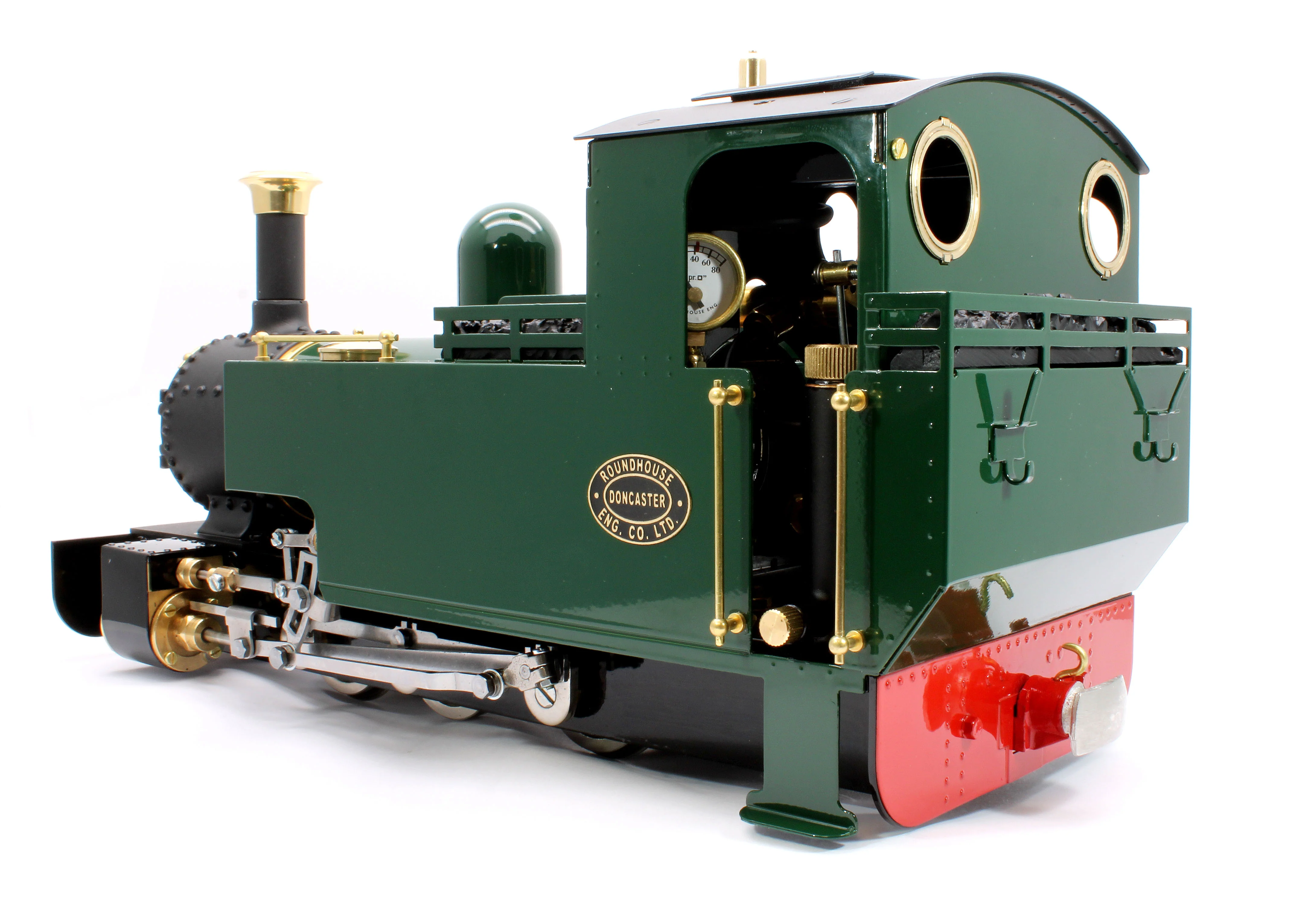LARC-BRUNGREEN-NI 0-6-0 'Lady Anne' Deep Brunswick Green (Radio Control, Uninsulated Wheels) Steam Locomotive - Image 3