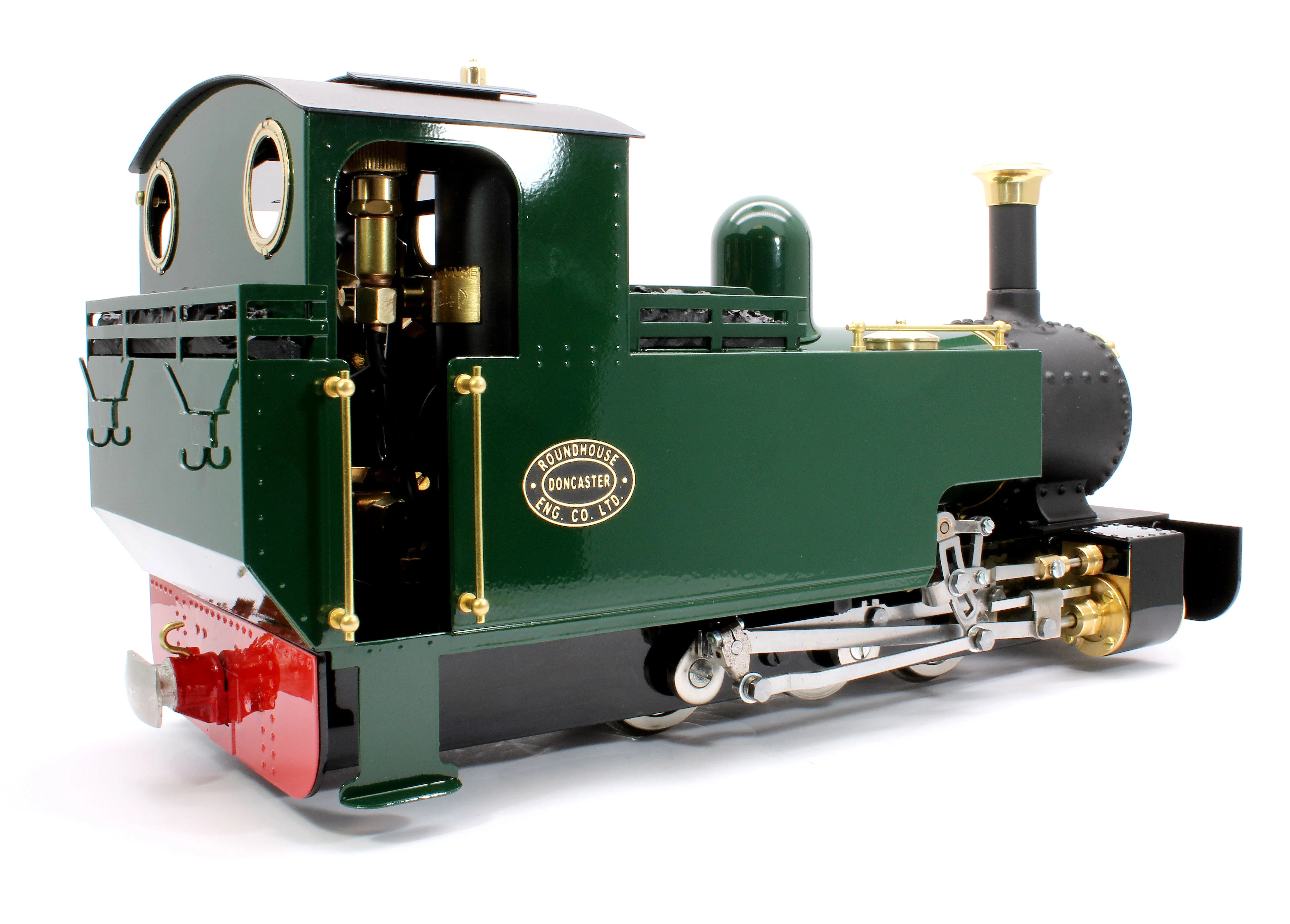LARC-BRUNGREEN-NI 0-6-0 'Lady Anne' Deep Brunswick Green (Radio Control, Uninsulated Wheels) Steam Locomotive - Image 4