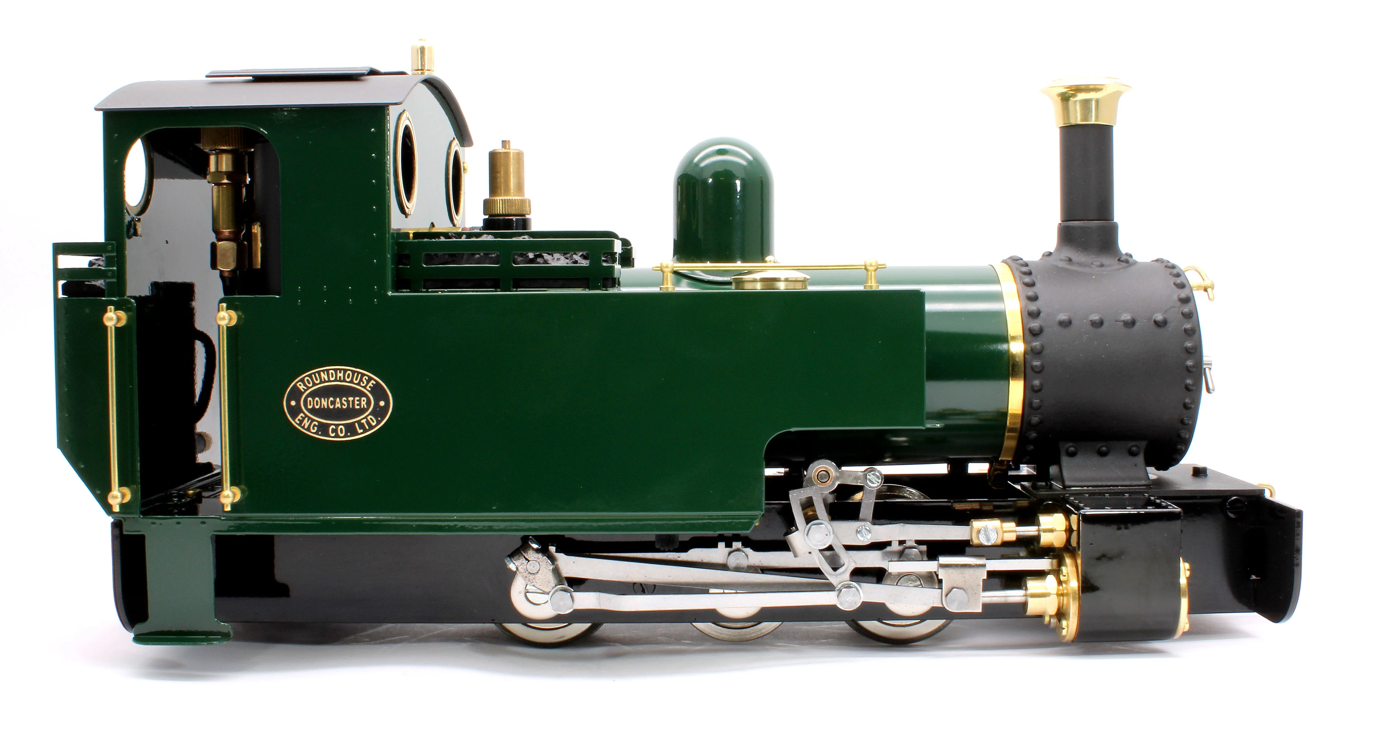 LARC-BRUNGREEN-NI 0-6-0 'Lady Anne' Deep Brunswick Green (Radio Control, Uninsulated Wheels) Steam Locomotive - Image 5