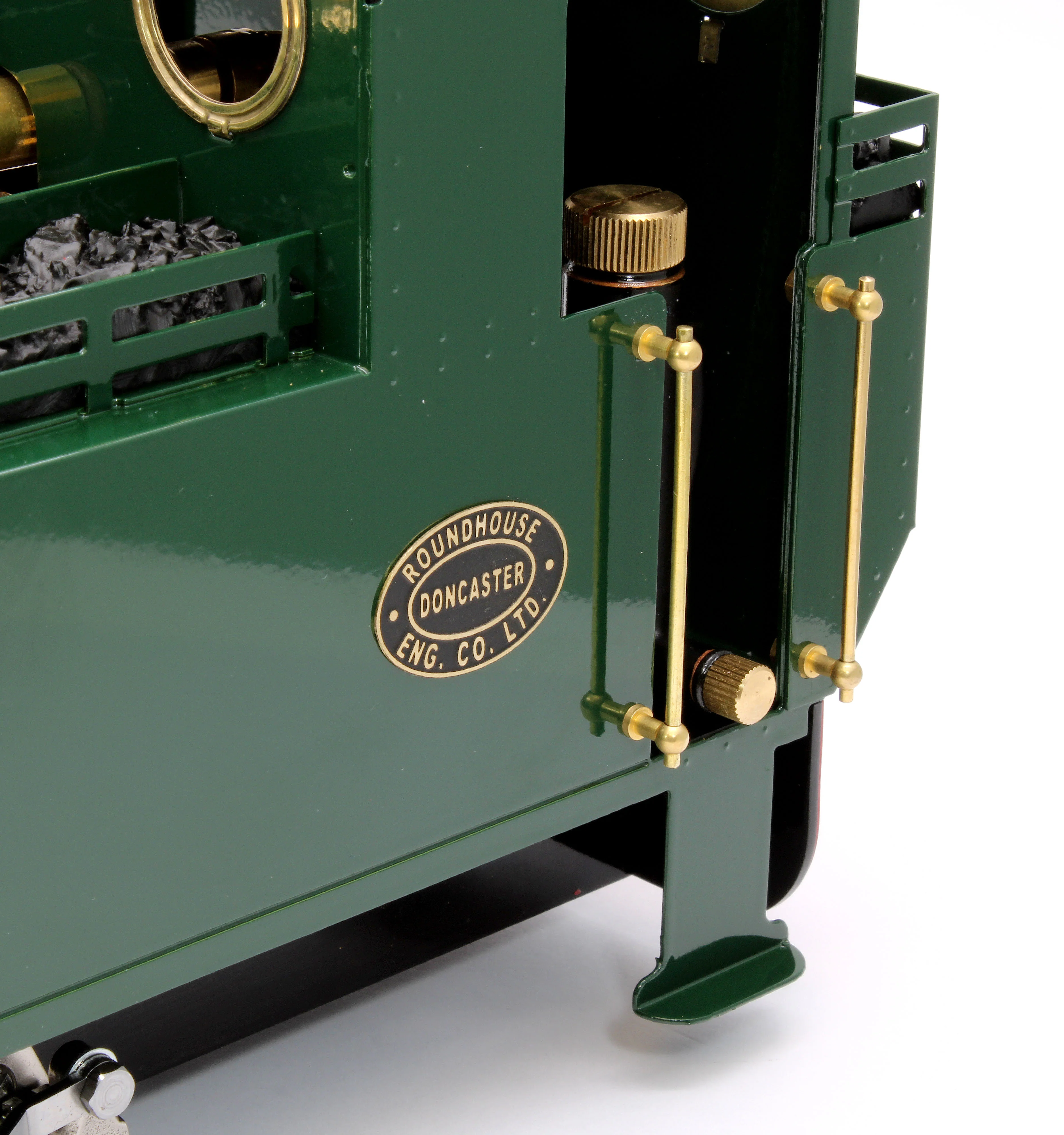 LARC-BRUNGREEN-NI 0-6-0 'Lady Anne' Deep Brunswick Green (Radio Control, Uninsulated Wheels) Steam Locomotive - Image 7