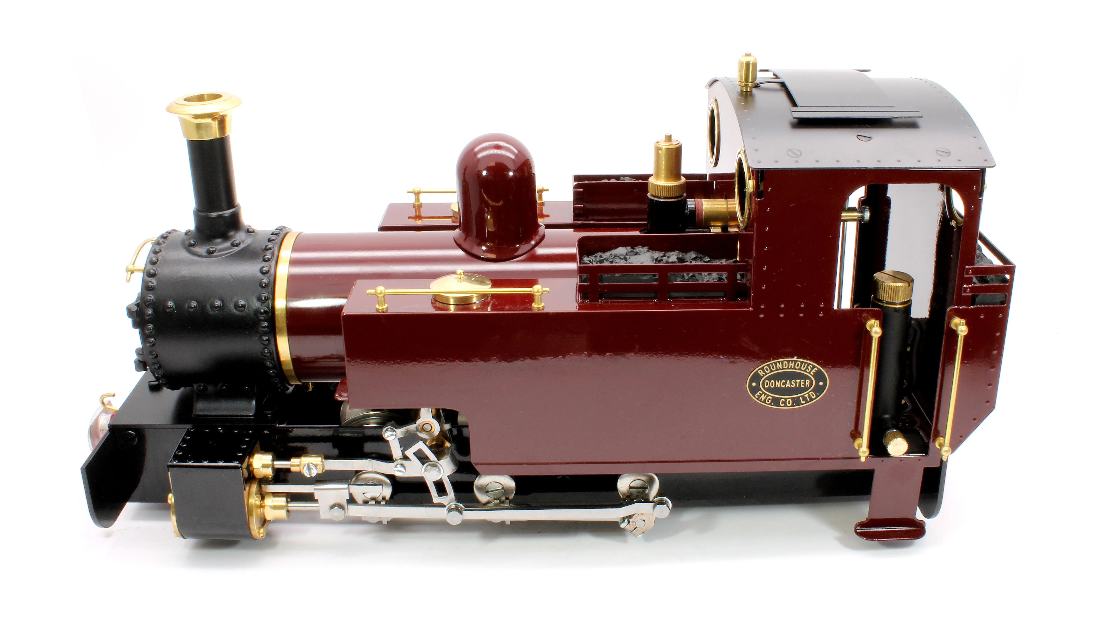 LARC-MAROON-I 0-6-0 'Lady Anne' Fairlie Engine Maroon (Radio Control, Insulated Wheels) Steam Locomotive - Image 10
