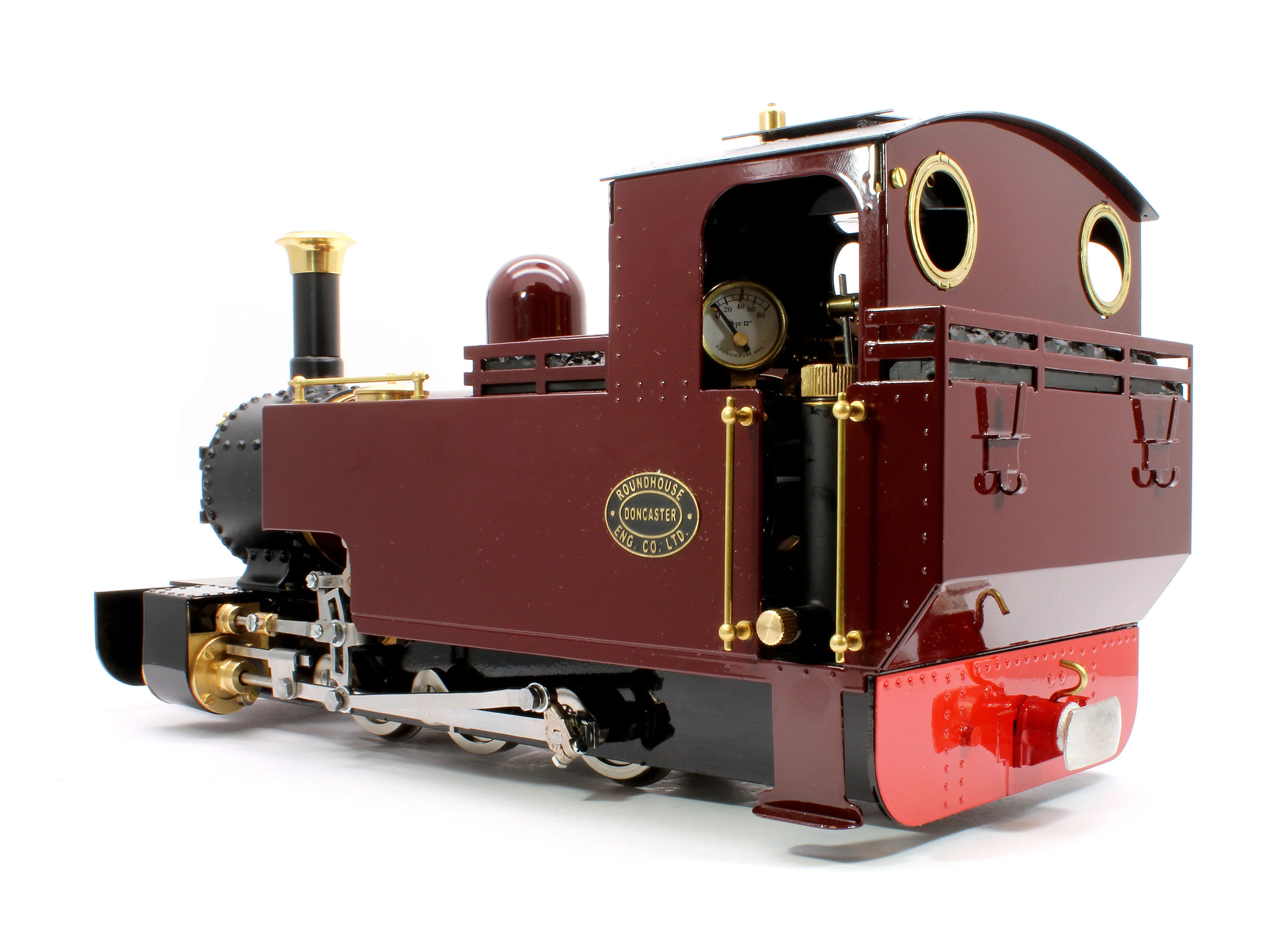 LARC-MAROON-I 0-6-0 'Lady Anne' Fairlie Engine Maroon (Radio Control, Insulated Wheels) Steam Locomotive - Image 2
