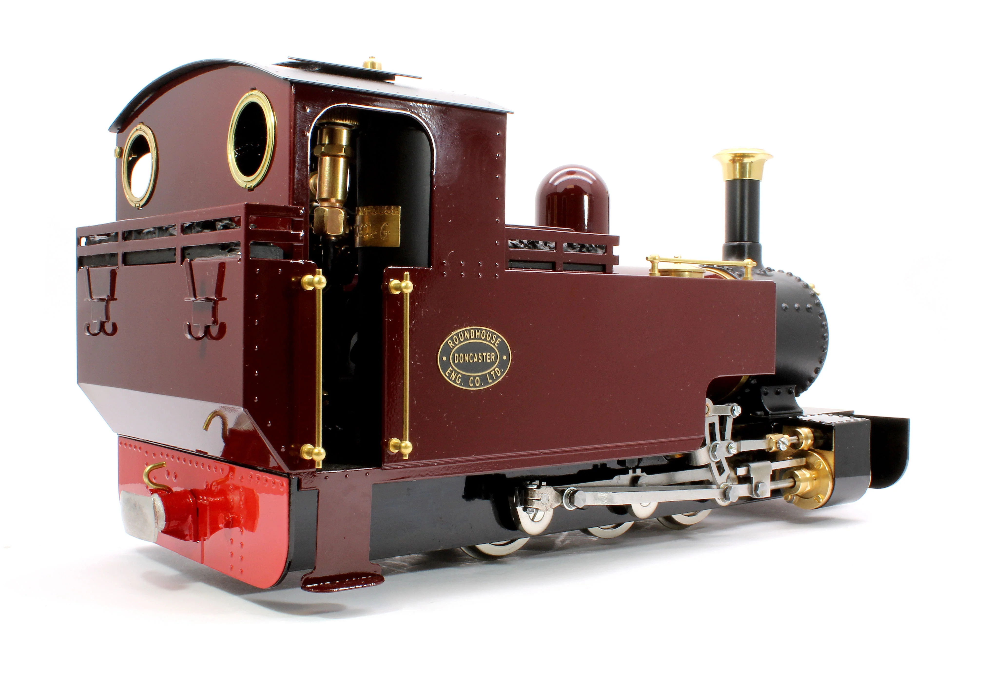 LARC-MAROON-I 0-6-0 'Lady Anne' Fairlie Engine Maroon (Radio Control, Insulated Wheels) Steam Locomotive - Image 3