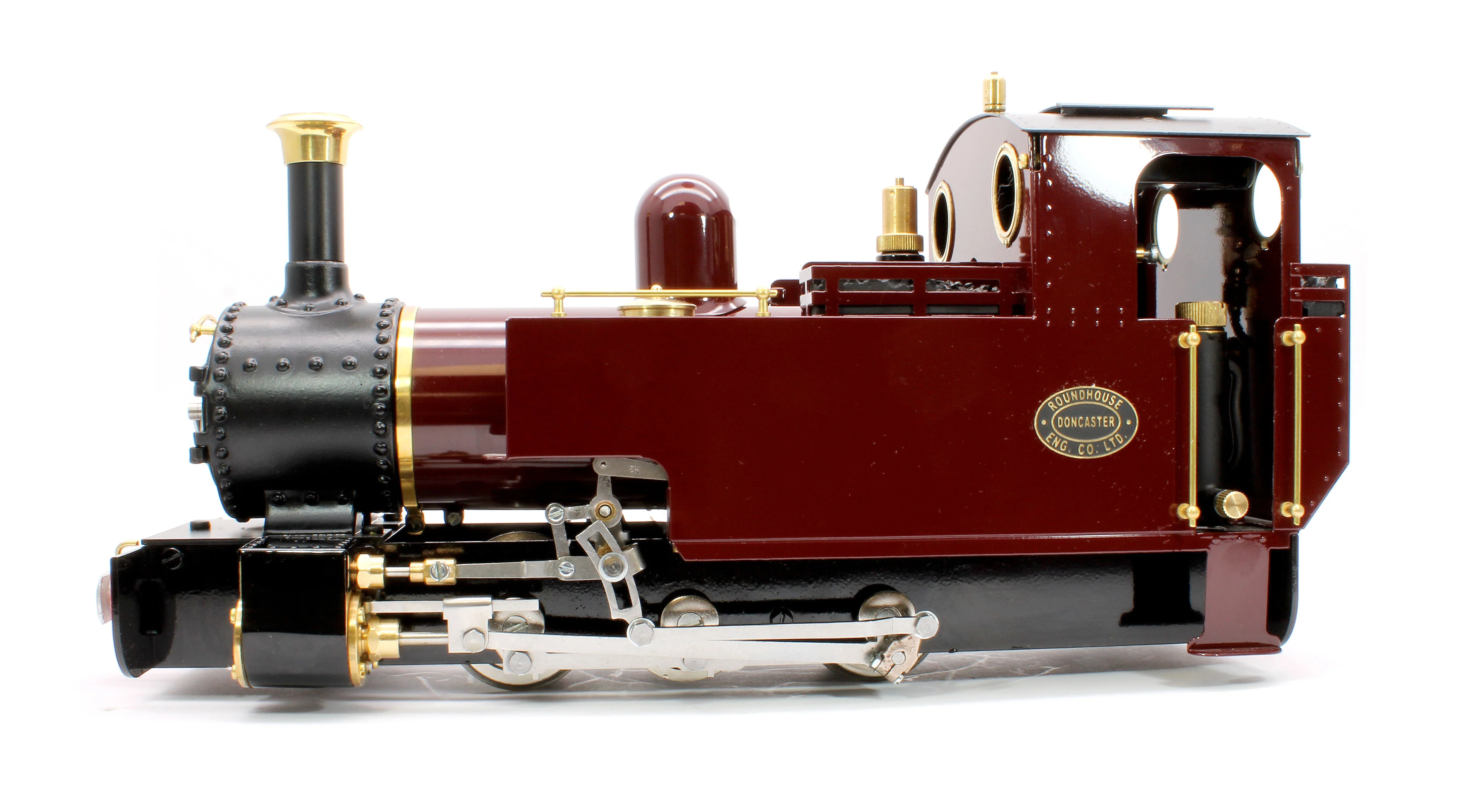 LARC-MAROON-I 0-6-0 'Lady Anne' Fairlie Engine Maroon (Radio Control, Insulated Wheels) Steam Locomotive - Image 5