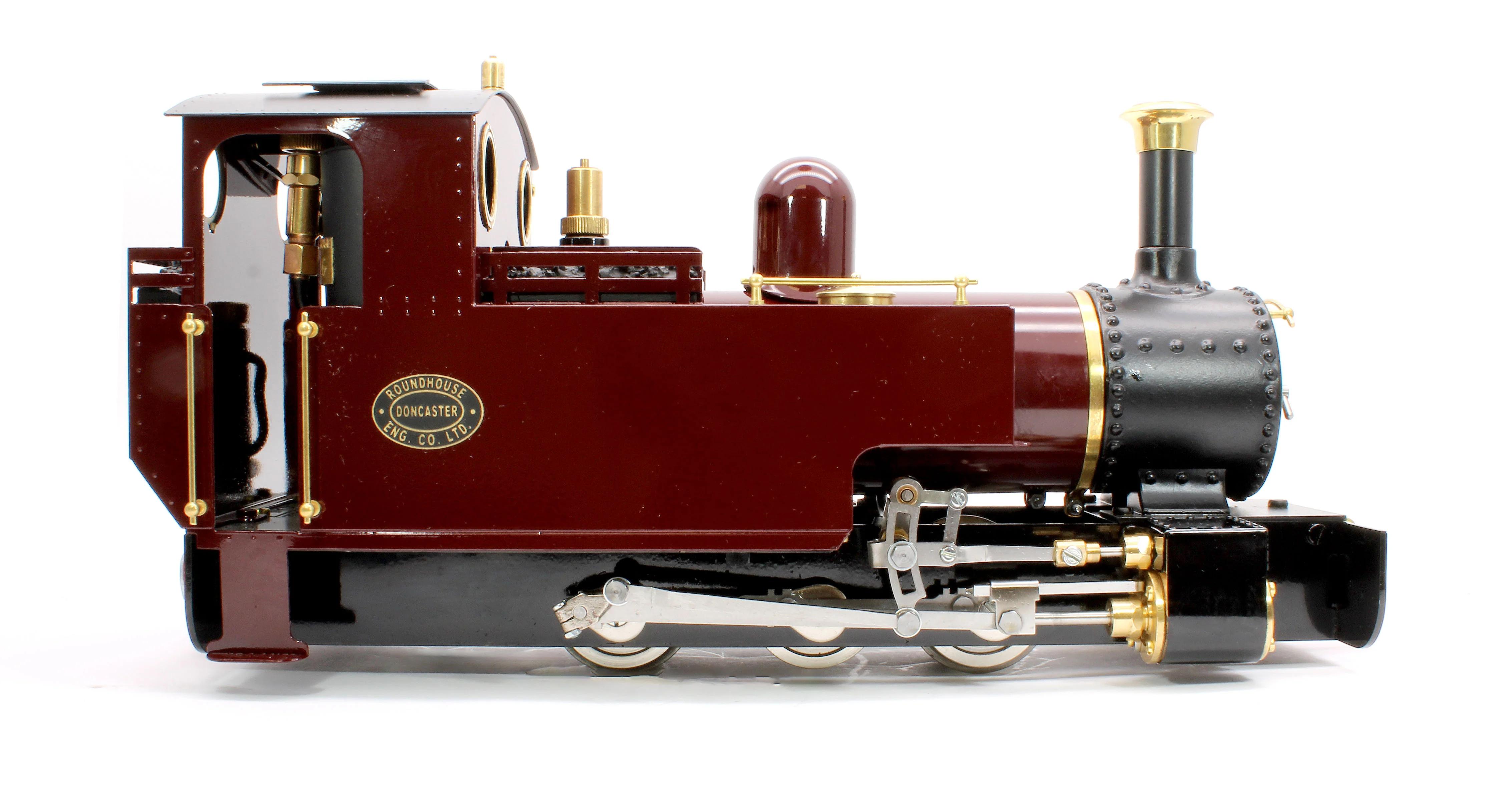 LARC-MAROON-I 0-6-0 'Lady Anne' Fairlie Engine Maroon (Radio Control, Insulated Wheels) Steam Locomotive - Image 6