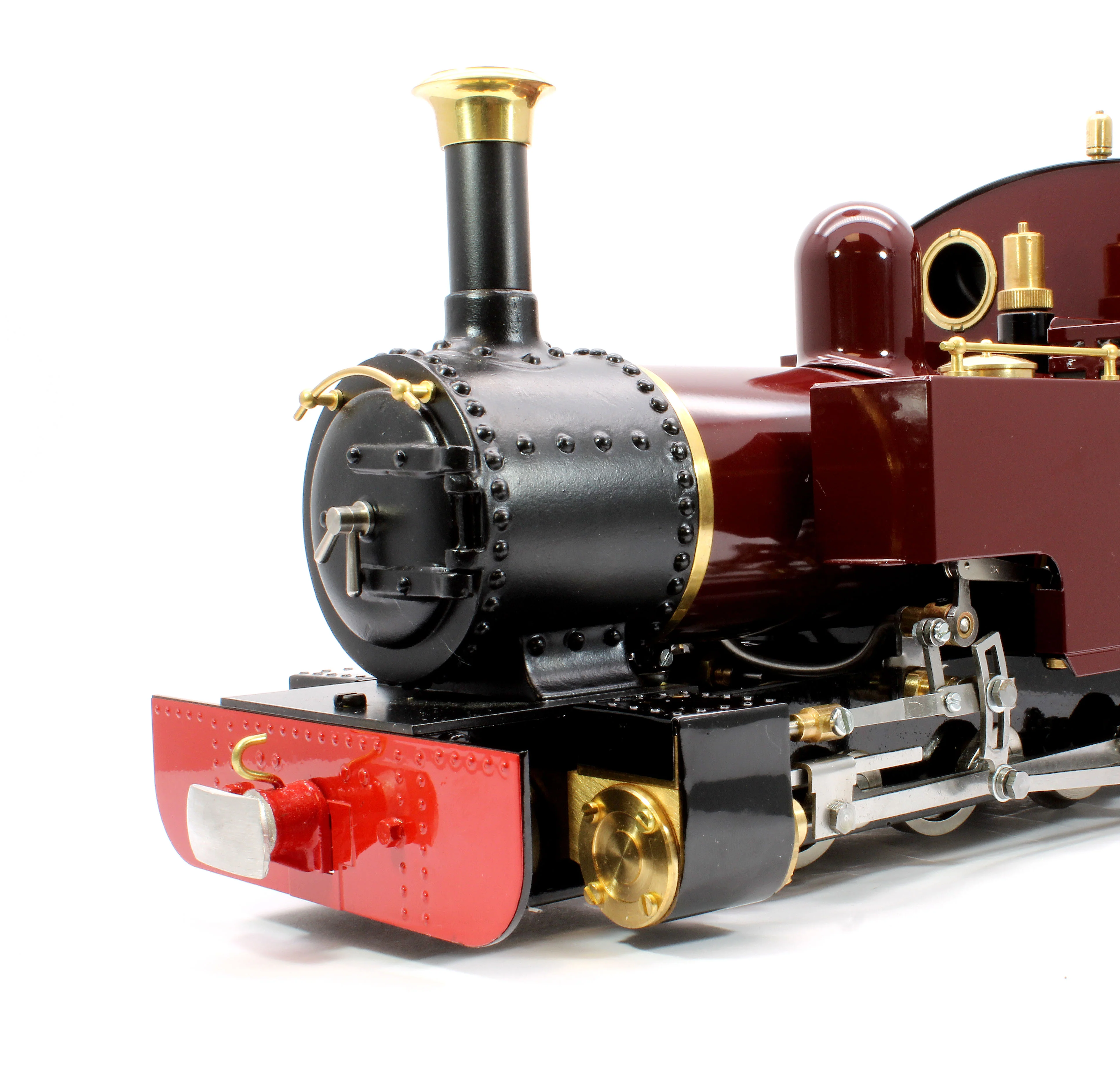 LARC-MAROON-I 0-6-0 'Lady Anne' Fairlie Engine Maroon (Radio Control, Insulated Wheels) Steam Locomotive - Image 8