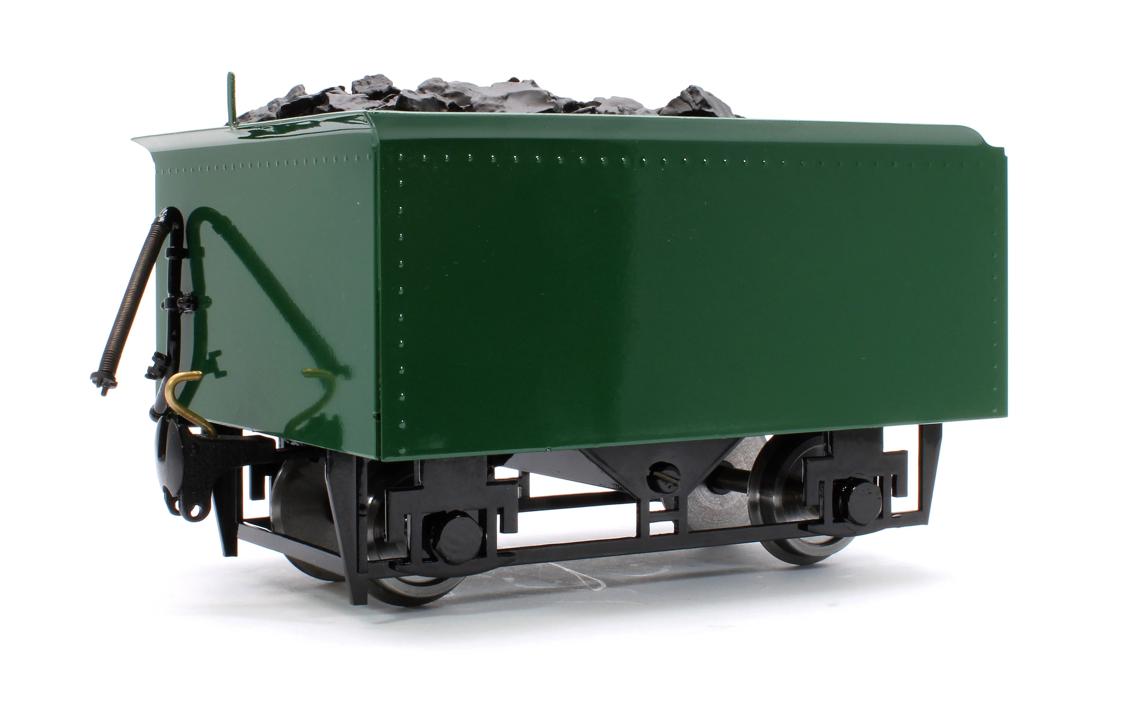 LINR-GREEN-NI 0-4-0 Saddle Tank 'Linda (Mk2) Mid Brunswick Green (Radio Control, Uninsulated Wheels) Steam Locomotive - Image 11