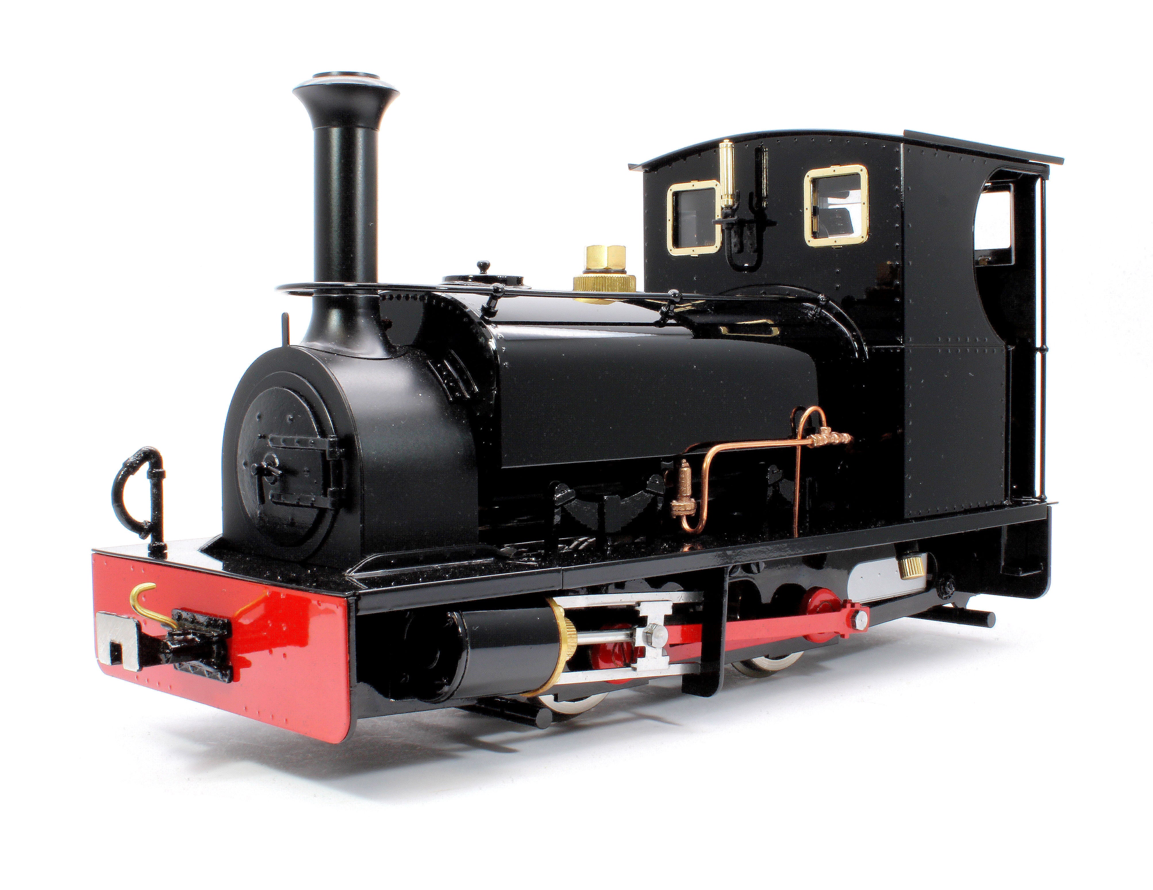 LRC-BLACK-I 0-4-0 Hunslet Saddle Tank 'Lilla' Black (Radio Control, Insulated Wheels) Steam Locomotive