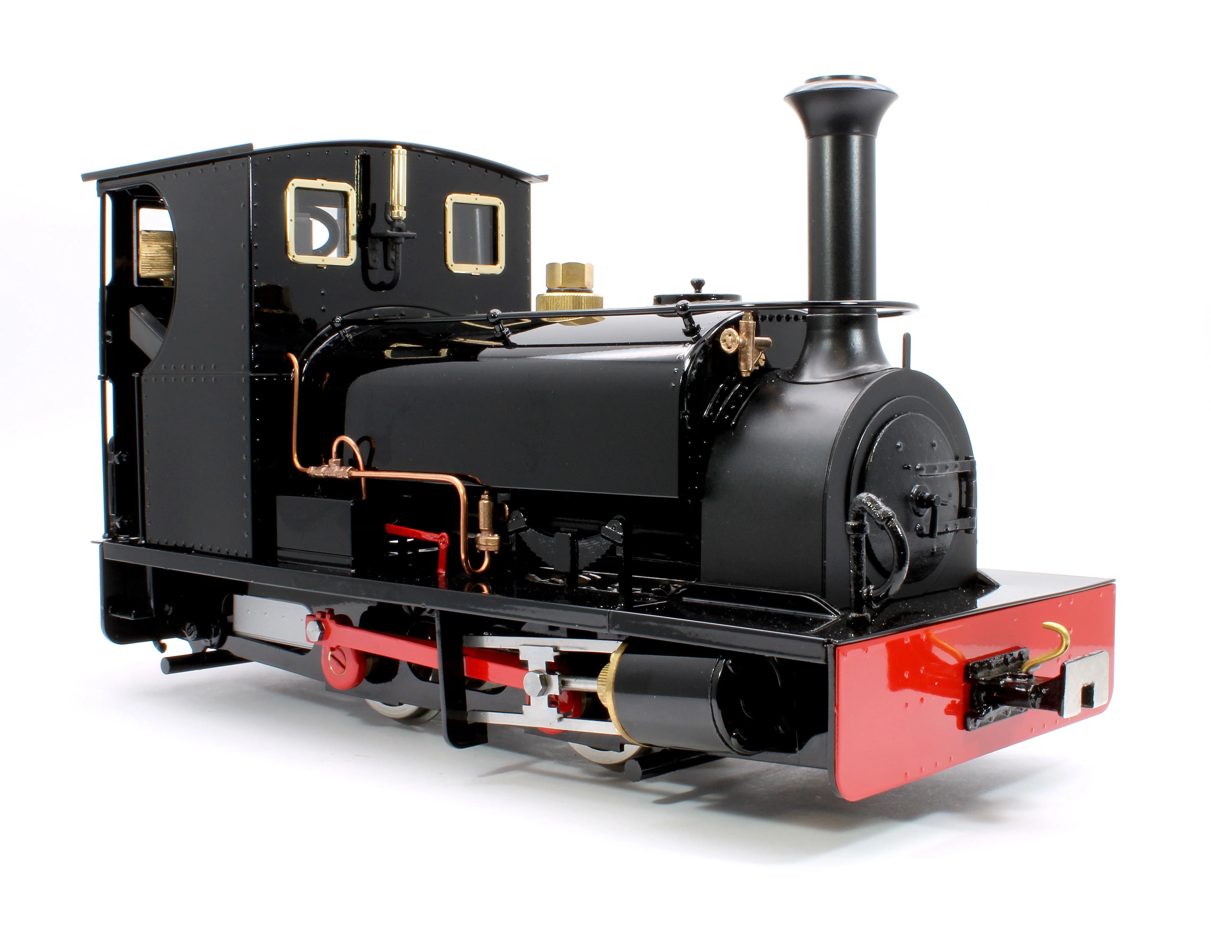 LRC-BLACK-I 0-4-0 Hunslet Saddle Tank 'Lilla' Black (Radio Control, Insulated Wheels) Steam Locomotive - Image 6