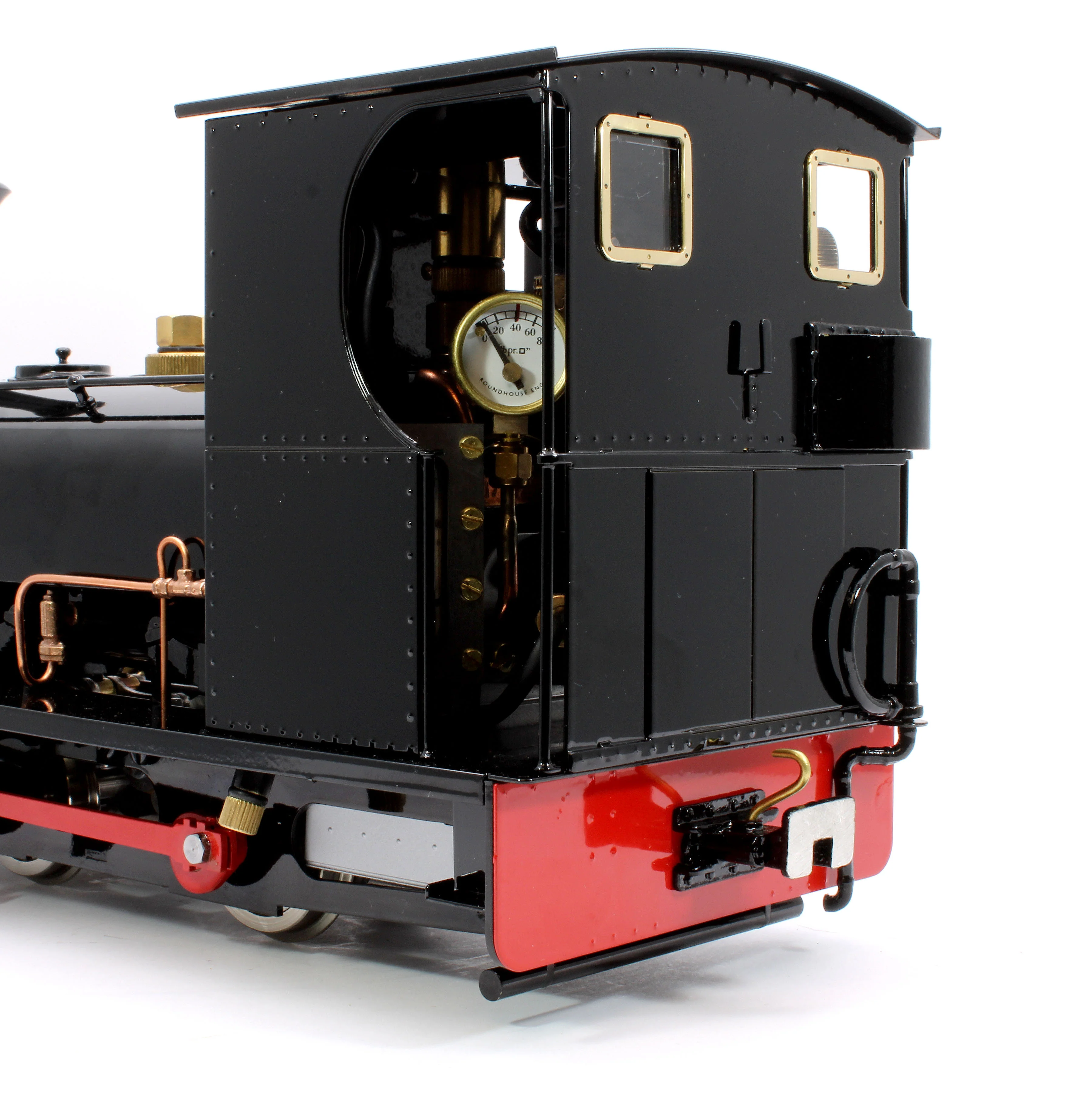 LRC-BLACK-I 0-4-0 Hunslet Saddle Tank 'Lilla' Black (Radio Control, Insulated Wheels) Steam Locomotive - Image 8