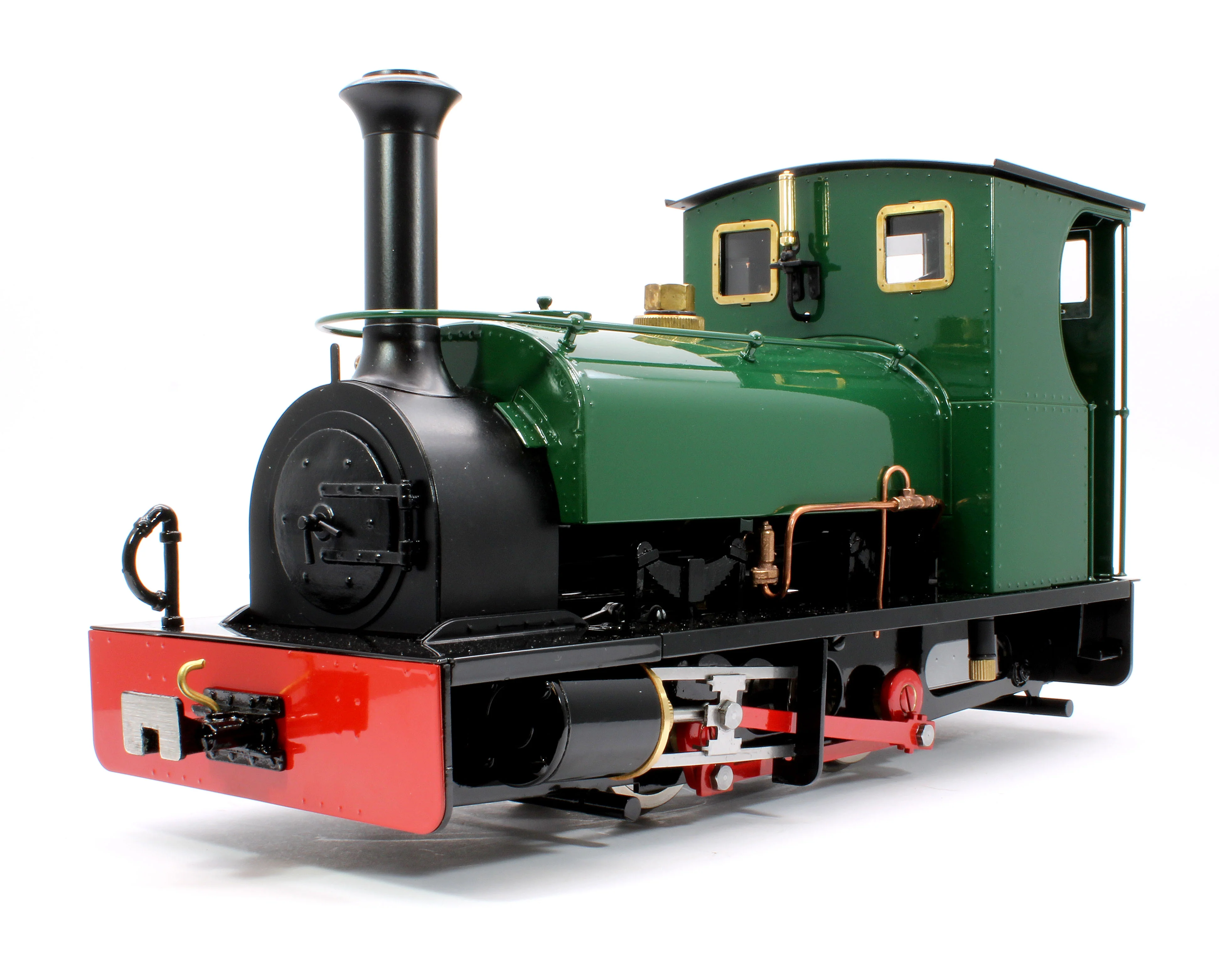 LRC-GREEN-I 0-4-0 Hunslet Saddle Tank 'Lilla' Mid Brunswick Green (Radio Control, Insulated Wheels) Steam Locomotive