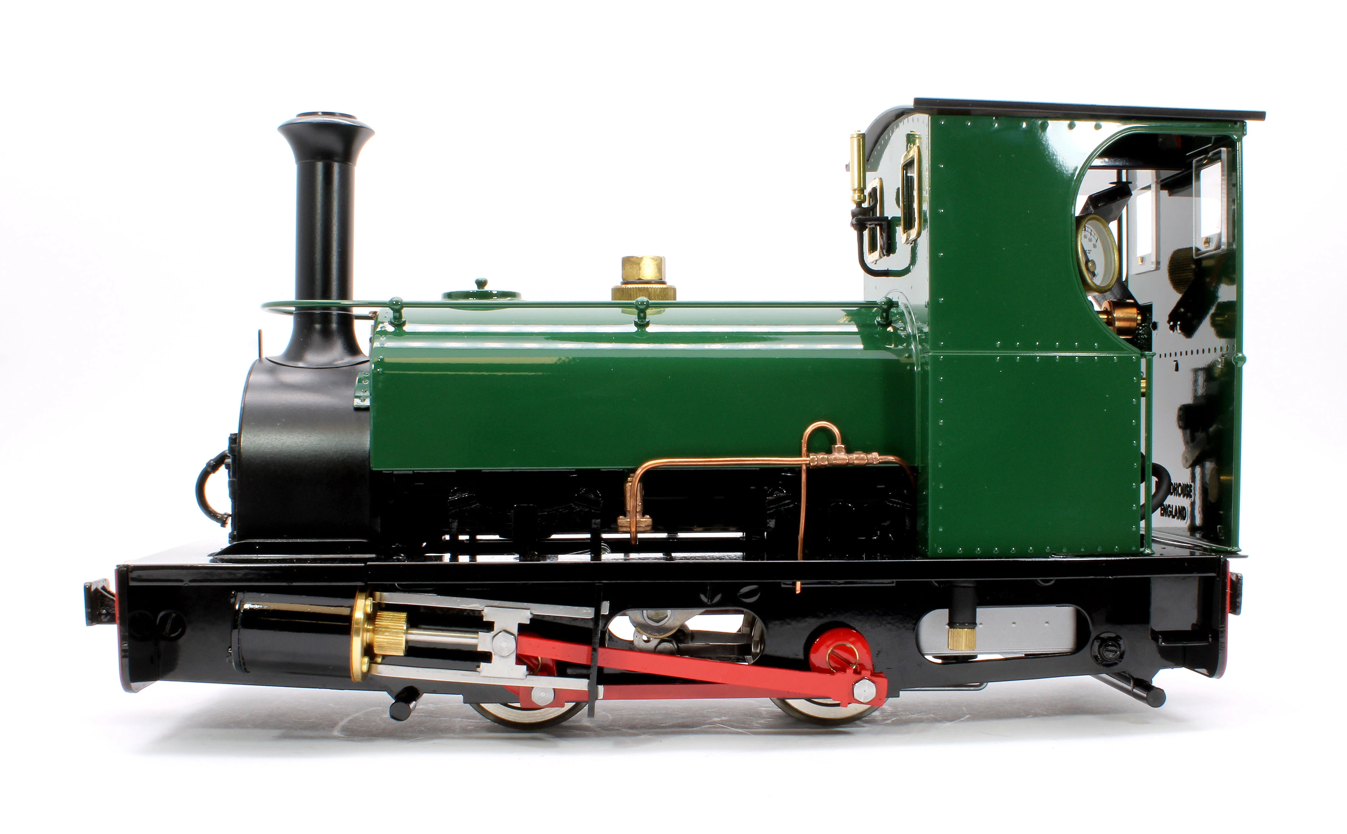 LRC-GREEN-I 0-4-0 Hunslet Saddle Tank 'Lilla' Mid Brunswick Green (Radio Control, Insulated Wheels) Steam Locomotive - Image 2