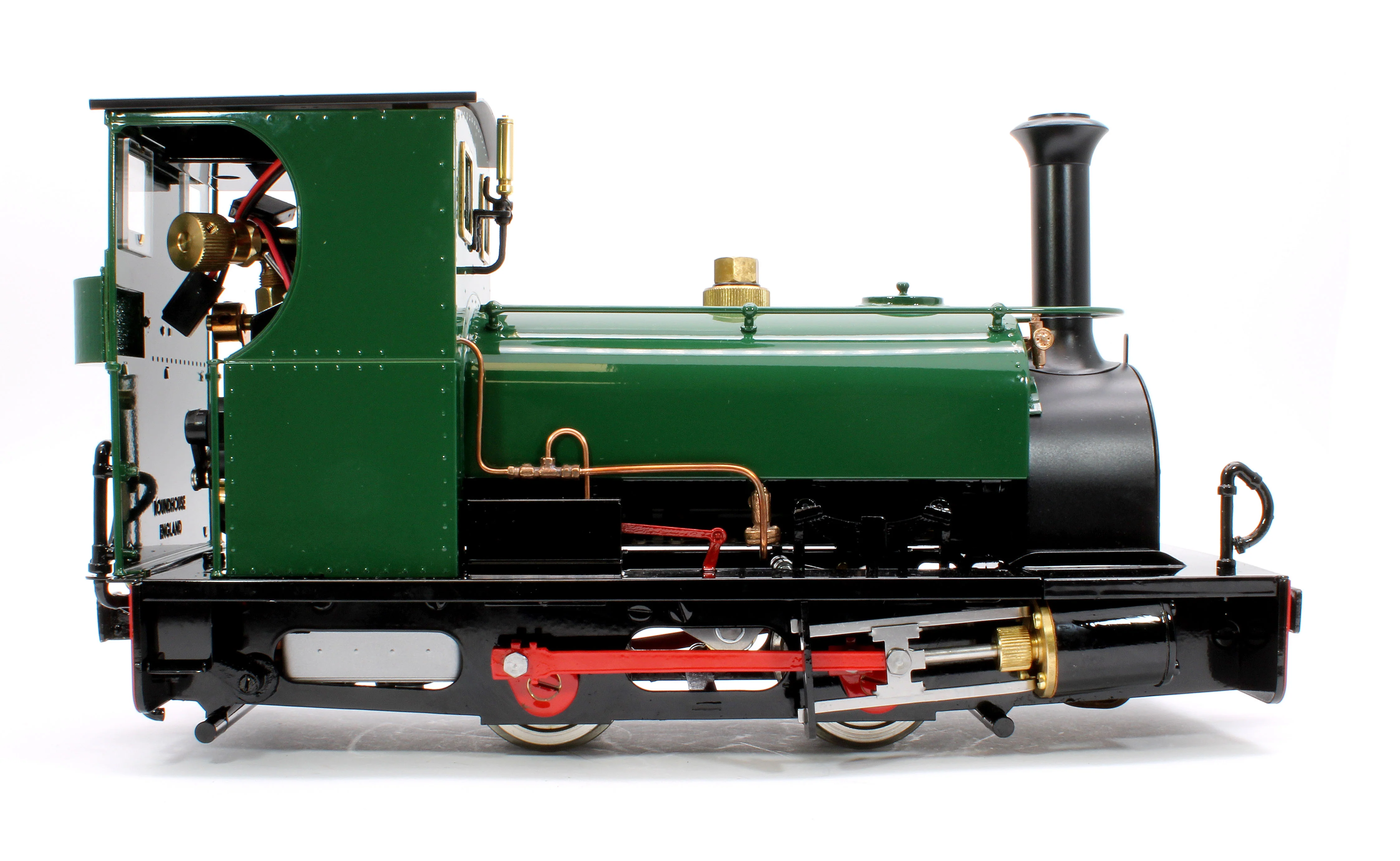 LRC-GREEN-I 0-4-0 Hunslet Saddle Tank 'Lilla' Mid Brunswick Green (Radio Control, Insulated Wheels) Steam Locomotive - Image 5