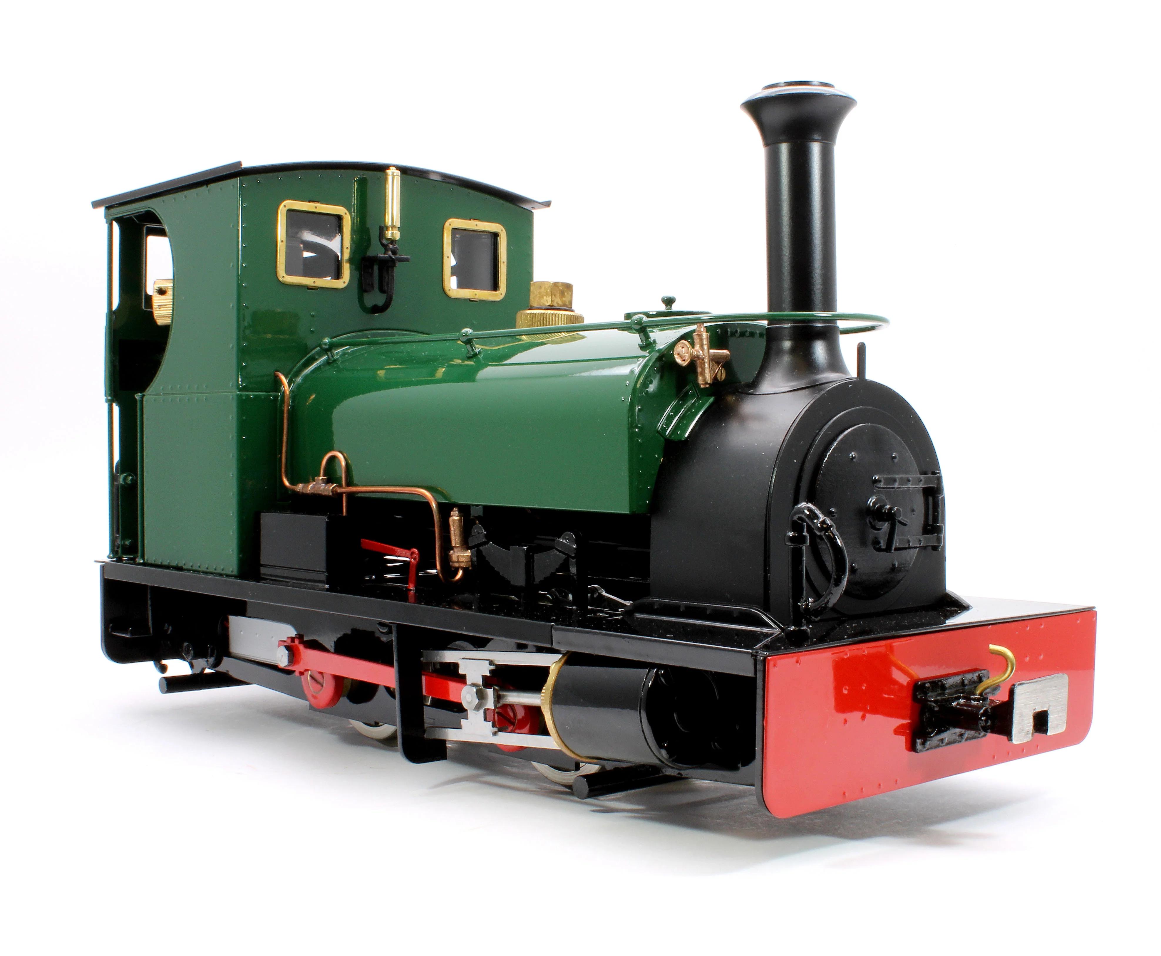 LRC-GREEN-I 0-4-0 Hunslet Saddle Tank 'Lilla' Mid Brunswick Green (Radio Control, Insulated Wheels) Steam Locomotive - Image 6