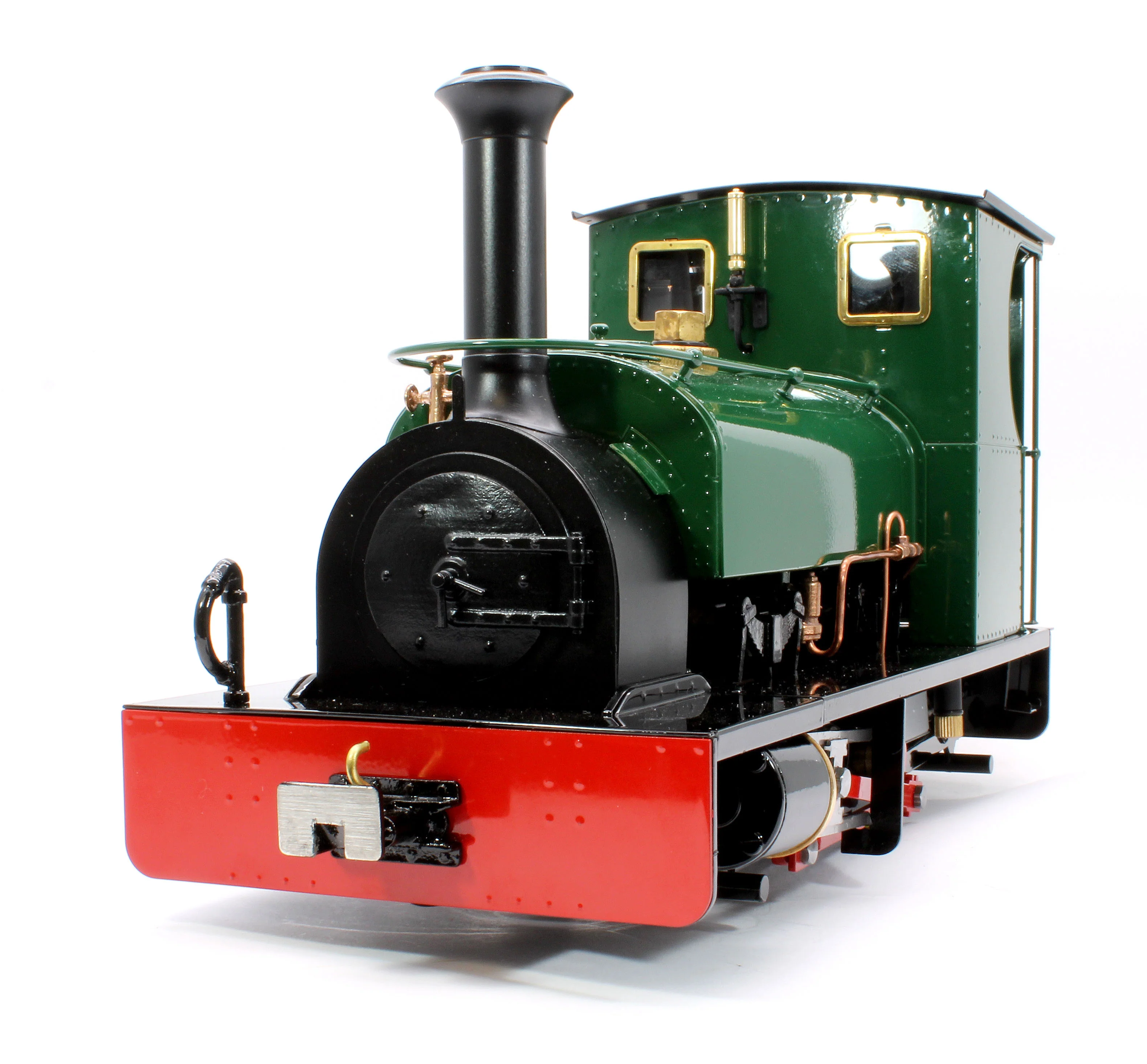 LRC-GREEN-I 0-4-0 Hunslet Saddle Tank 'Lilla' Mid Brunswick Green (Radio Control, Insulated Wheels) Steam Locomotive - Image 7