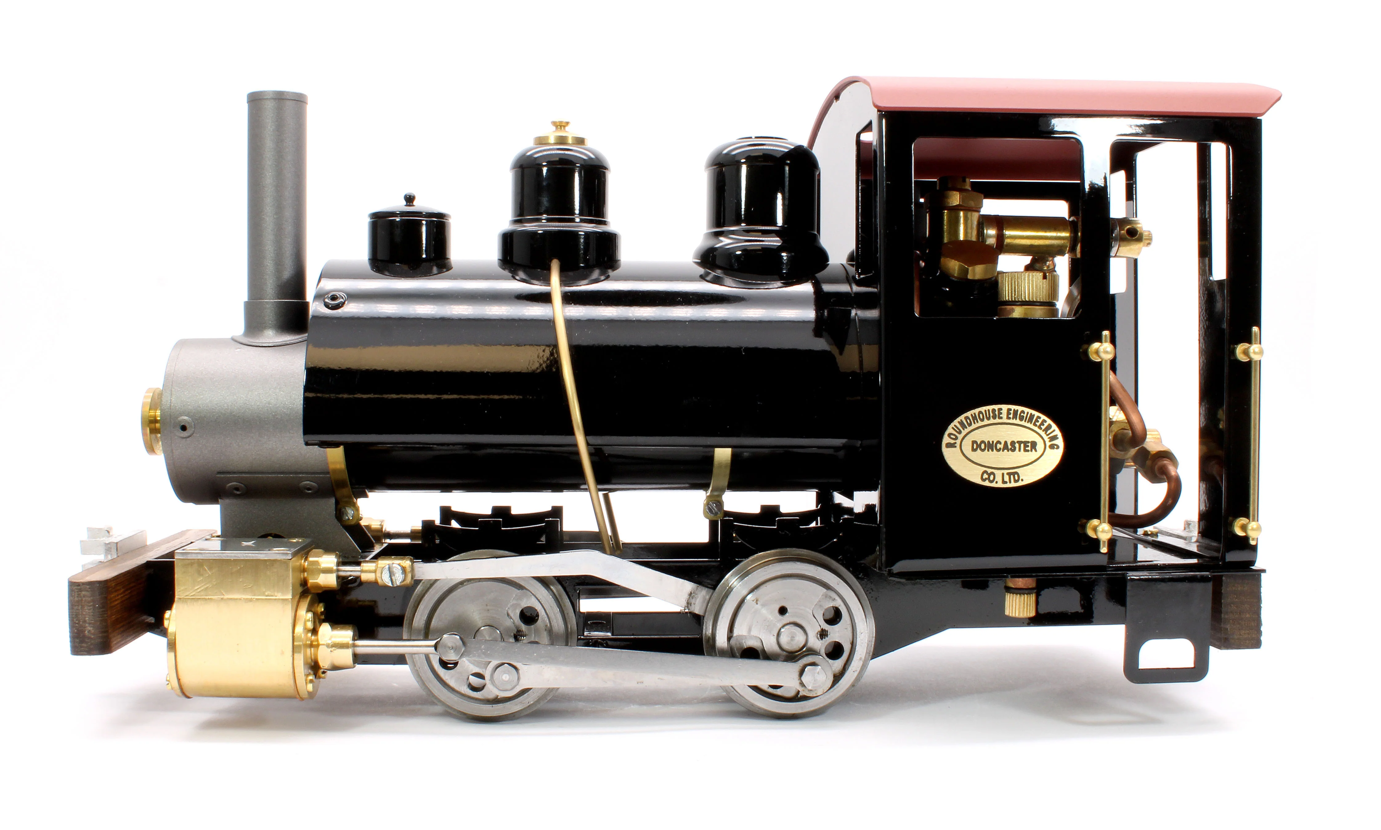 SAMMIE-BLACK-NI-32 0-4-0 Saddle Tank 'Sammie' Black (Manual, Uninsulated Wheels) Steam Locomotive - Image 2