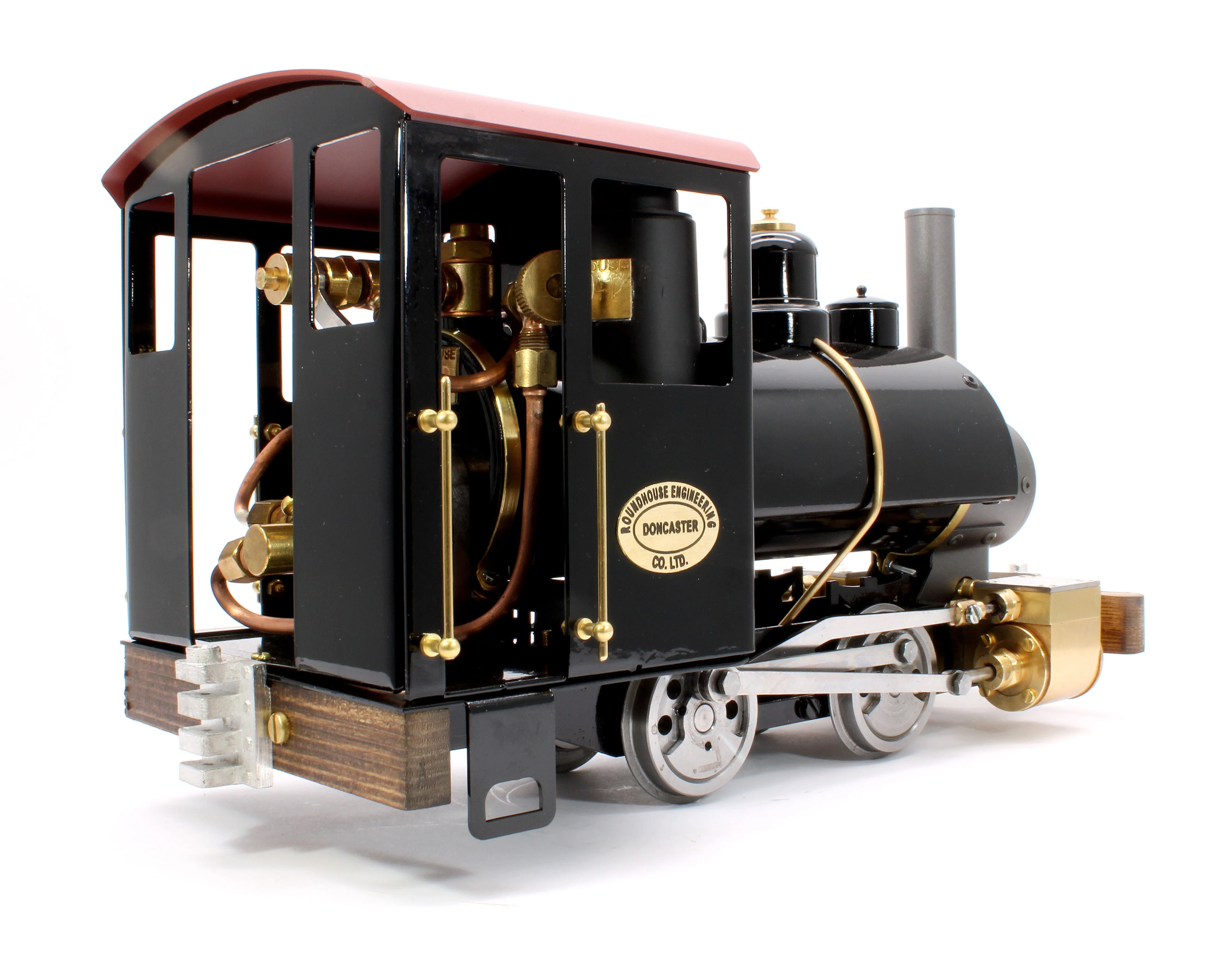 SAMMIE-BLACK-NI-32 0-4-0 Saddle Tank 'Sammie' Black (Manual, Uninsulated Wheels) Steam Locomotive - Image 4