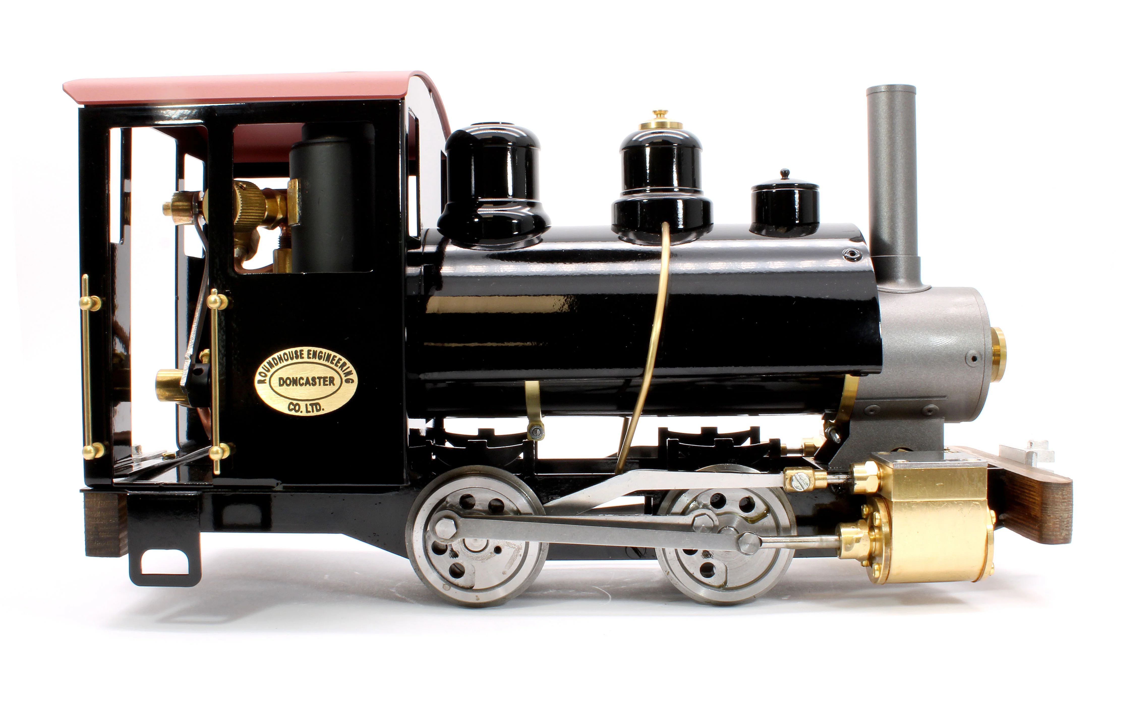 SAMMIE-BLACK-NI-32 0-4-0 Saddle Tank 'Sammie' Black (Manual, Uninsulated Wheels) Steam Locomotive - Image 5