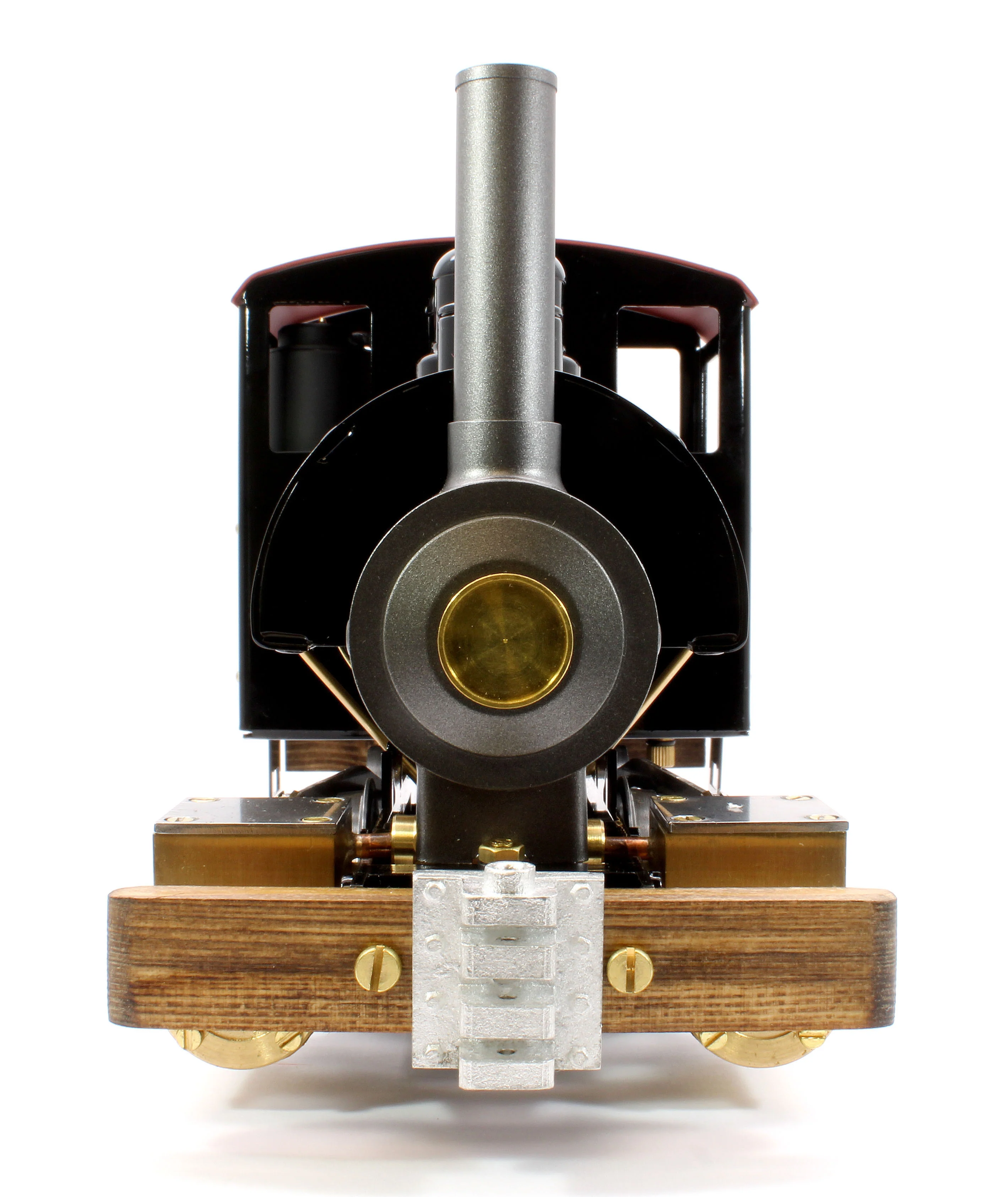 SAMMIE-BLACK-NI-32 0-4-0 Saddle Tank 'Sammie' Black (Manual, Uninsulated Wheels) Steam Locomotive - Image 7