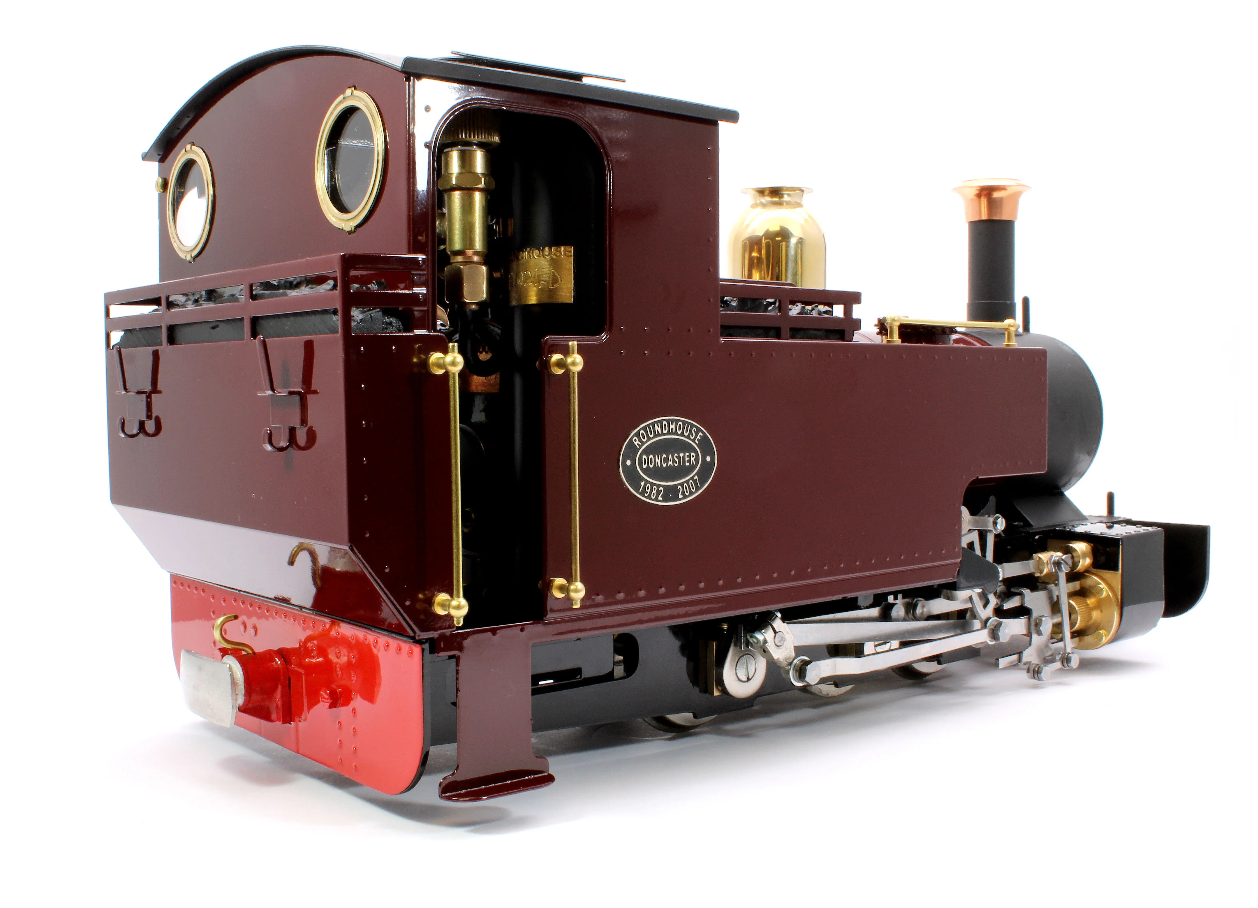 SLRC-FEM-NI 0-6-0 'Silver Lady' Fairlie Engine Maroon (Radio Control, Uninsulated Wheels) Steam Locomotive - Image 3
