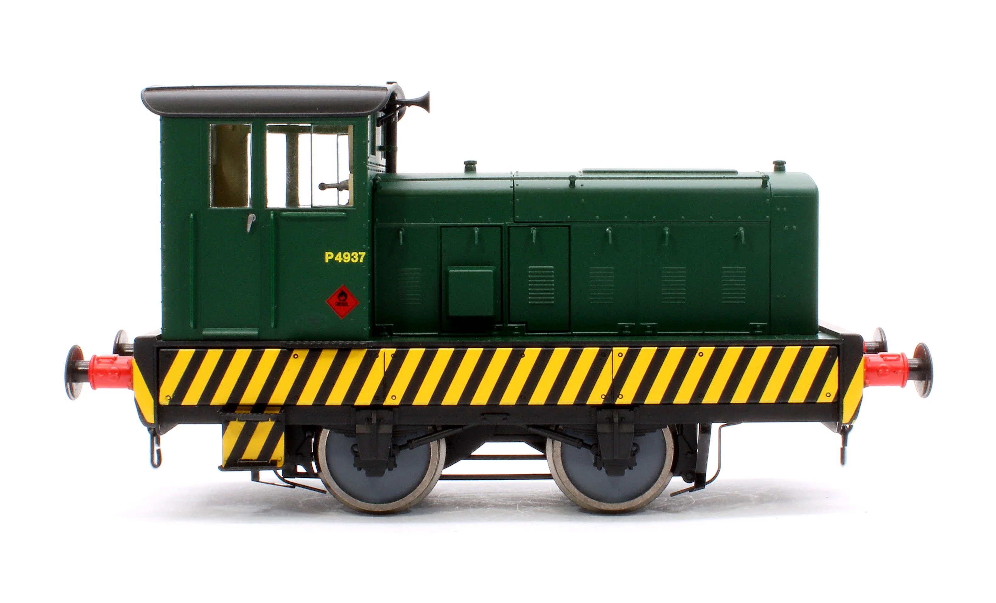 ACC2866-DCC Ruston And Hornsby 88DS 245034/1947 Babcock & Wilcox No. P4937 Industrial Green, with Wasp Stripes Diesel Shunter - DCC Sound Fitted - Image 6